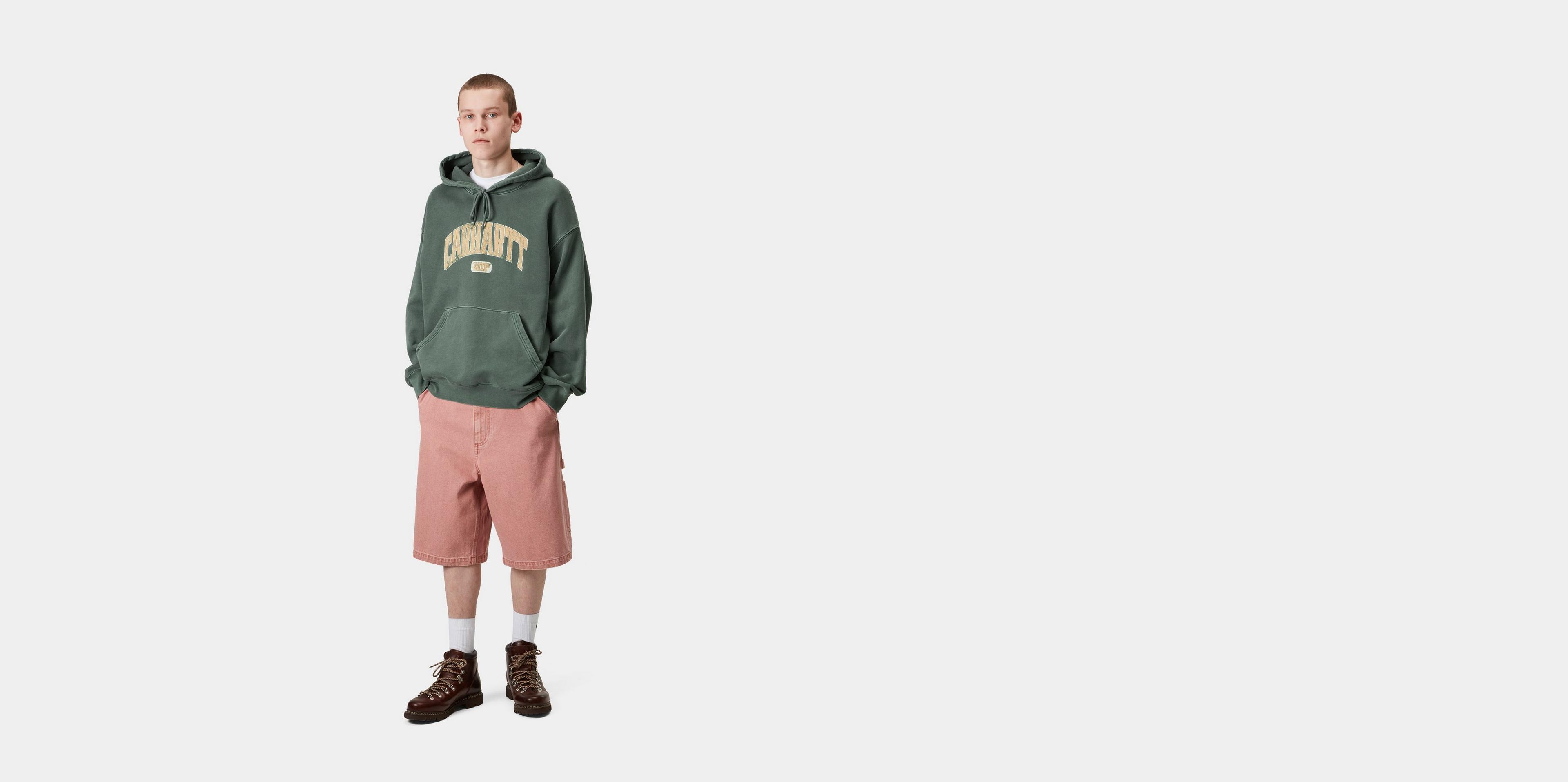 【carhartt】\"Hooded Library\" プリント スウェットフーディ/2色 Carhartt WIP Hooded Library Sweatshirt, Conifer | Official
