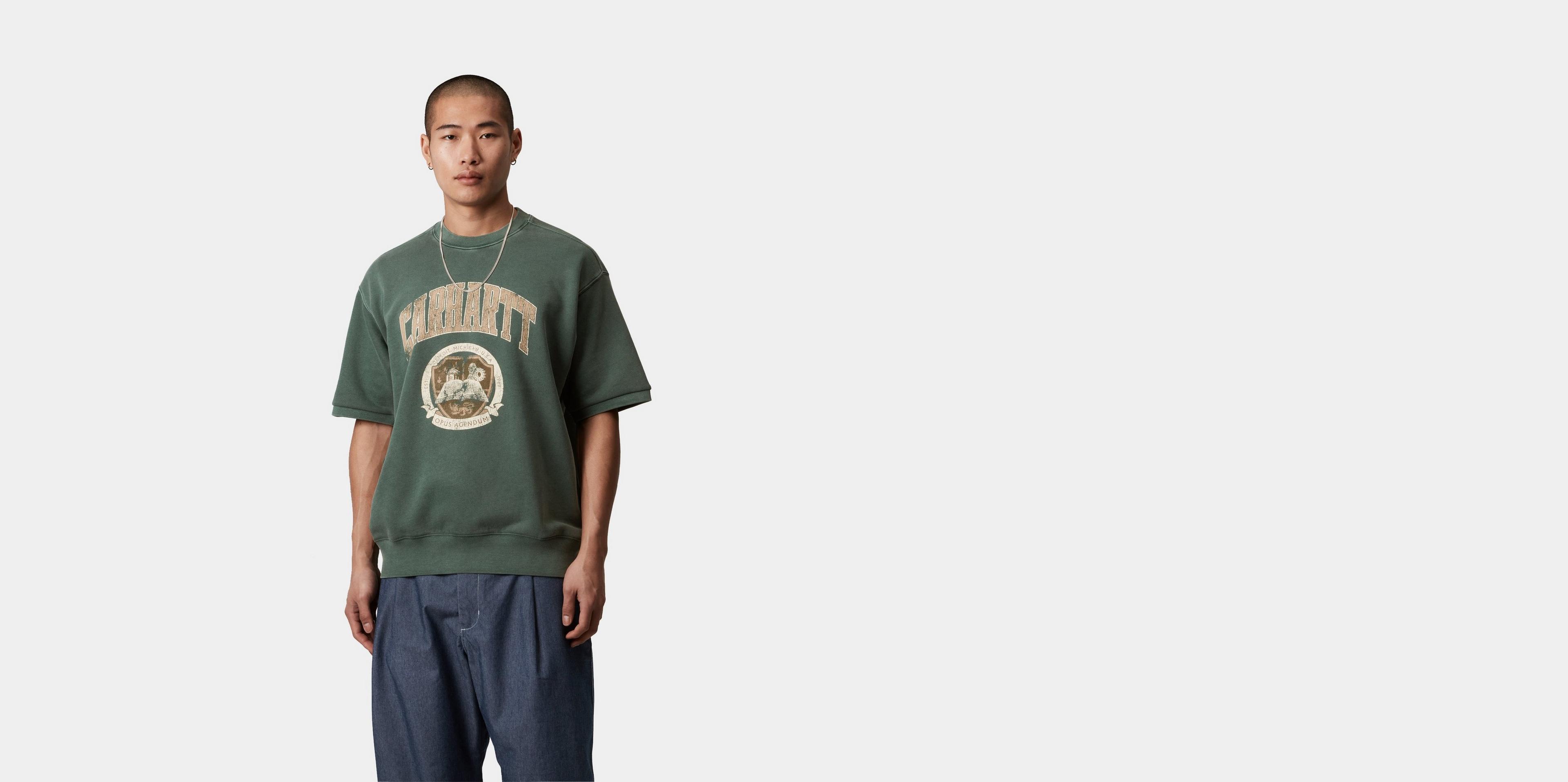 スウェット・トレーナー Carhartt Wip Library Sweatshirt In Conifer Green Carhartt WIP Library Sweatshirt, Conifer | Official Online Store