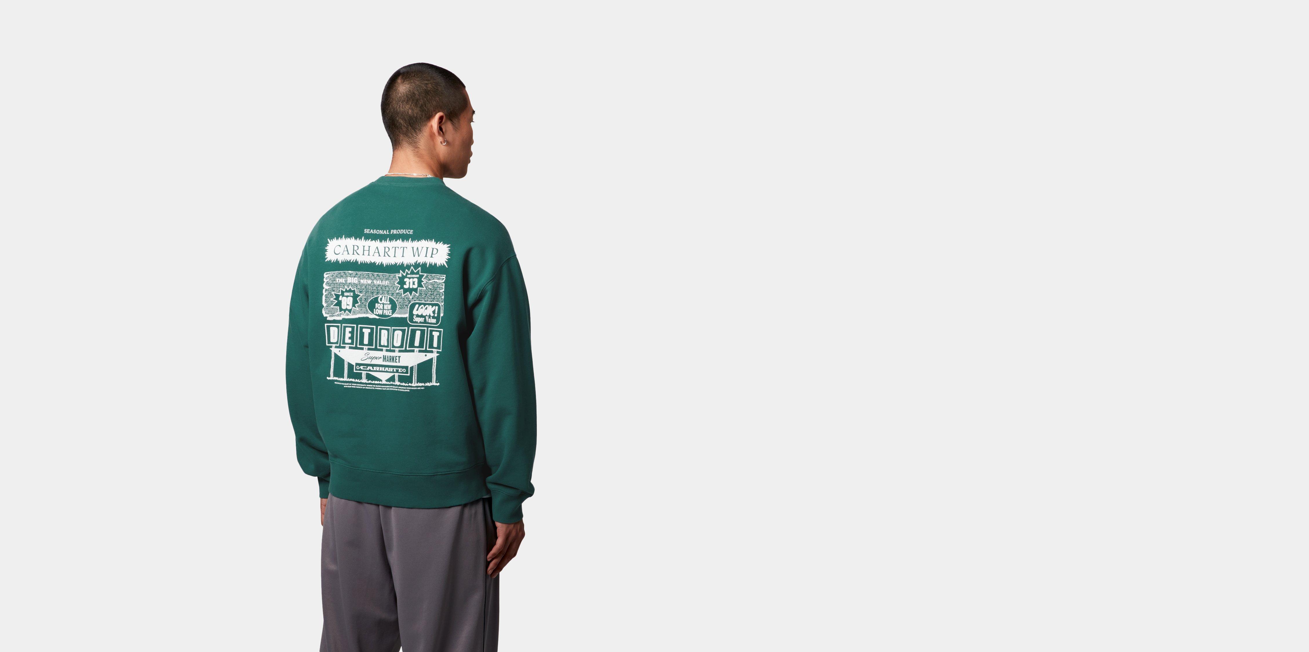 [CARHARTTWIP] ALUMNI SWEATSHIRT ★大人気★ alumni-sweatshirt-dark-fir-