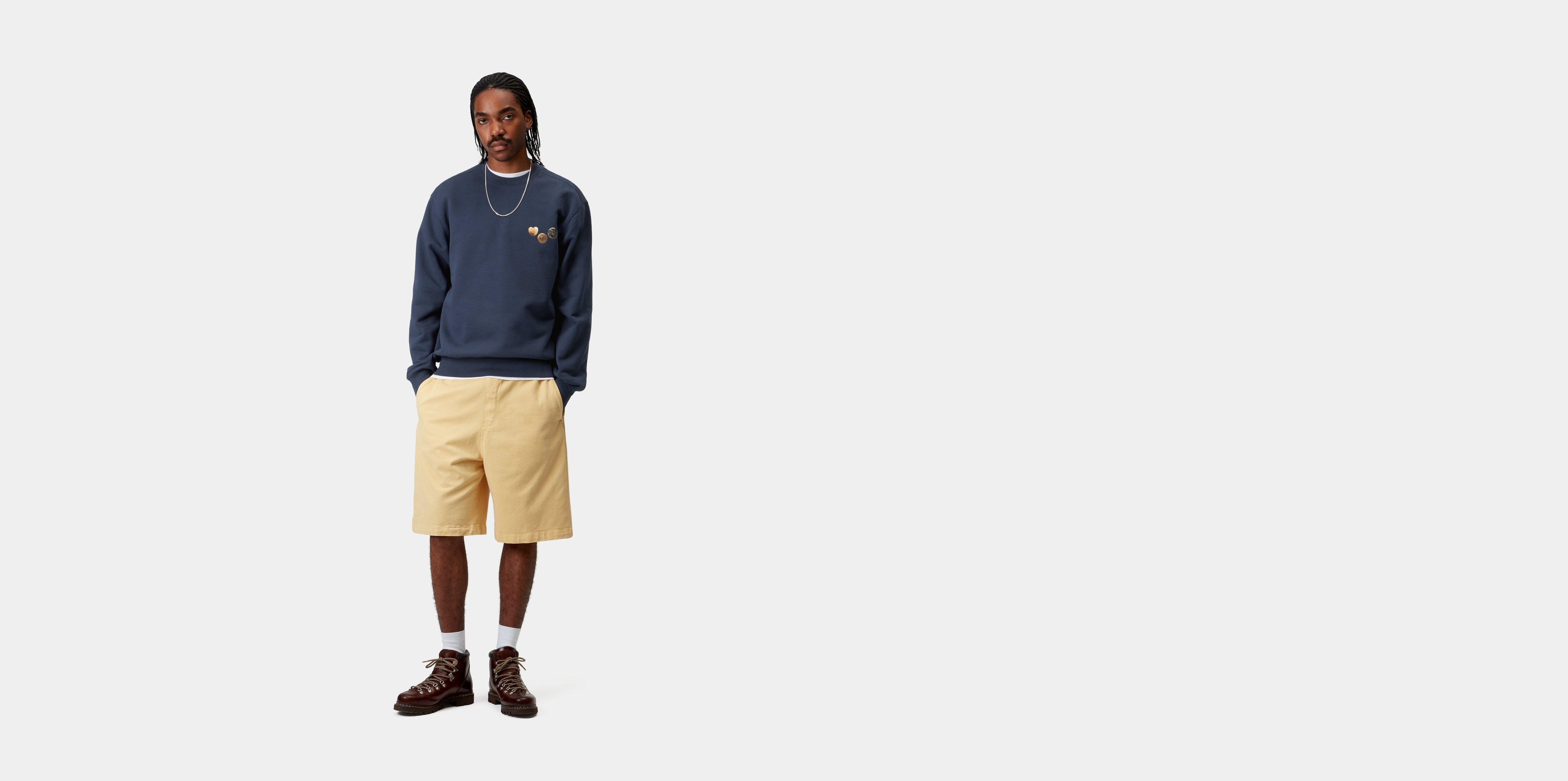 Carhartt WIP Button Sweatshirt, Blue | Official Online Store