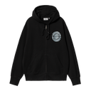 【Carhartt】HOODED JAZZY SWEAT JACKET R6141 Carhartt WIP Hooded Heart II Hartt Sweat Jacket, Black