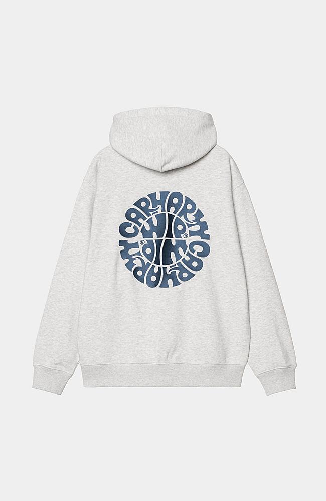 ★2025SS新作★CARHARTT★HOODED JAZZY SWEAT JACKET Carhartt WIP Hooded Jazzy Sweat Jacket, Ash Heather / Blue