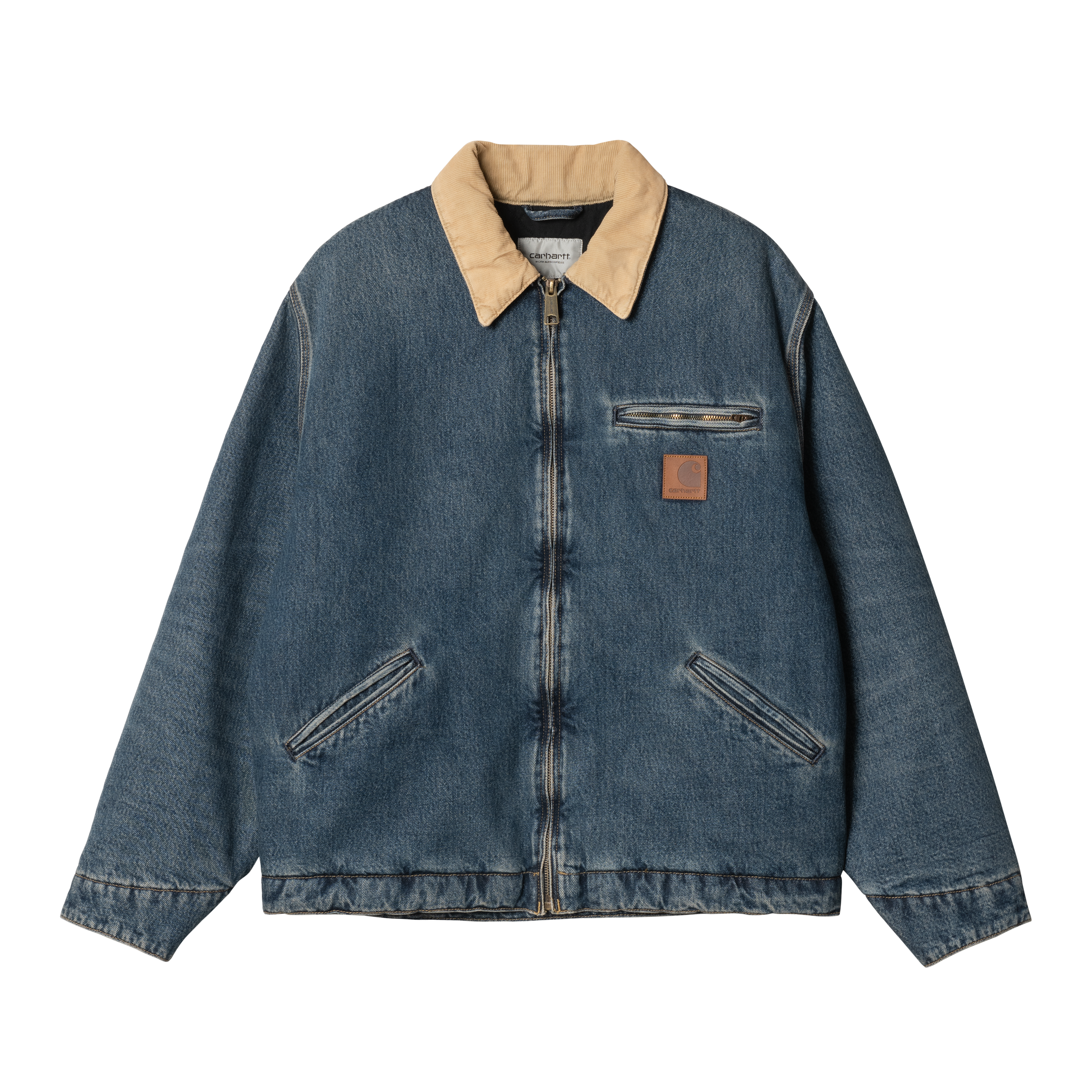 Carhartt WIP OG Detroit Jacket, Blue / Dusty H Brown | Official