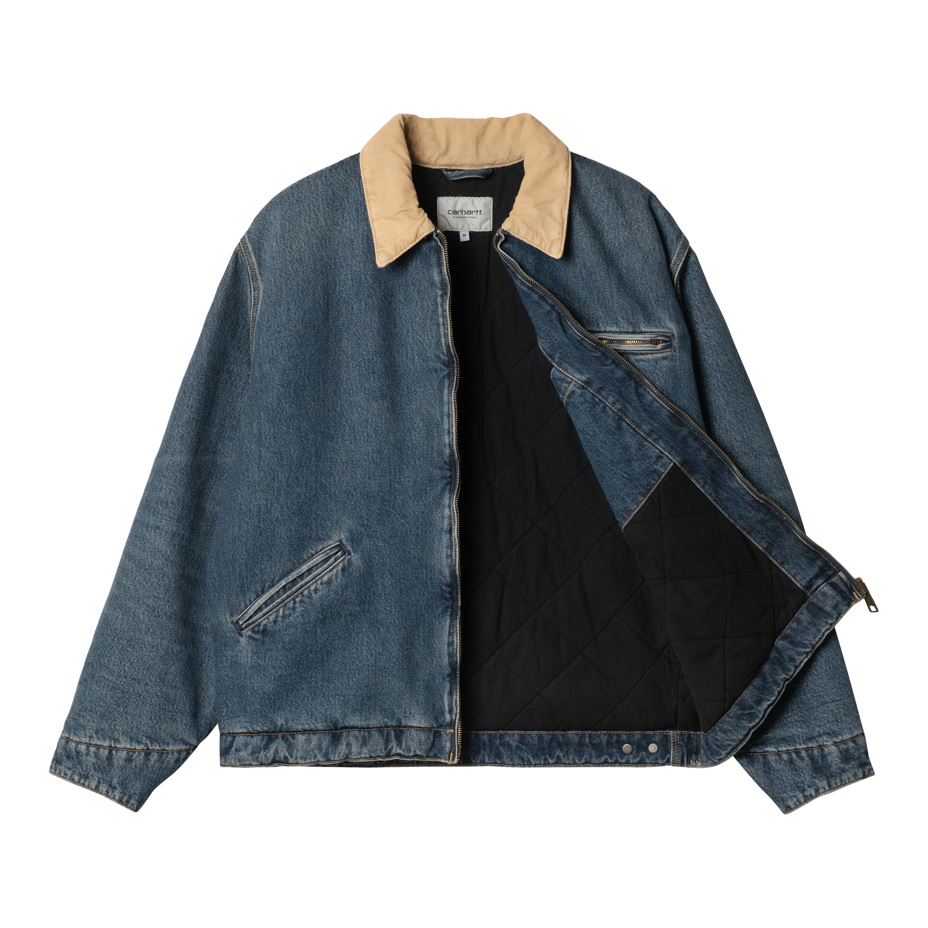 Carhartt WIP OG Detroit Jacket, Blue / Dusty H Brown | Official