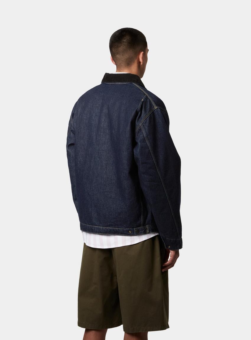 Carhartt WIP OG Detroit Jacket, Blue / Black | Official Carhartt WIP OG Detroit Jacket, Blue / Black | Official