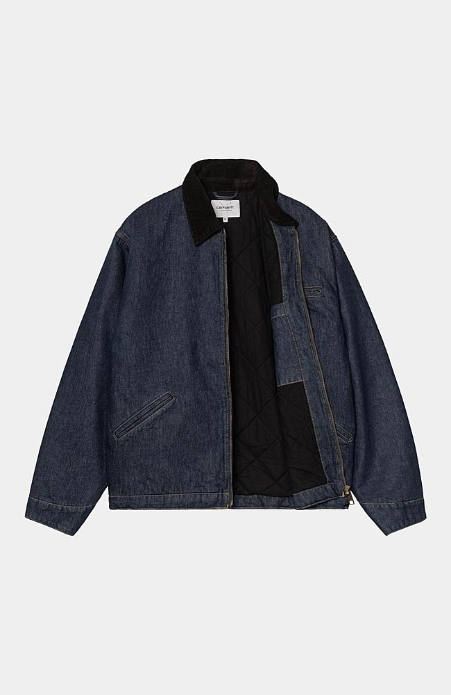 Carhartt WIP OG Detroit Jacket, Blue / Black | Official Carhartt WIP OG Detroit Jacket, Blue / Black | Official