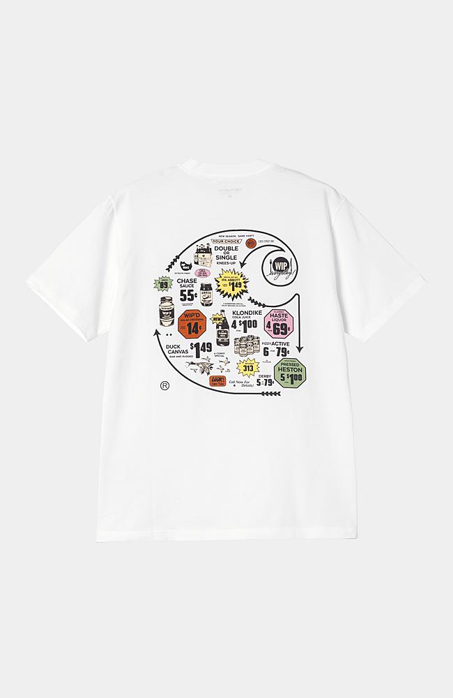 【Carhartt】 S/S CATALOGUE C LOGO T-SHIRT R6384 Carhartt WIP S/S Catalogue C Logo T-Shirt, White | Official