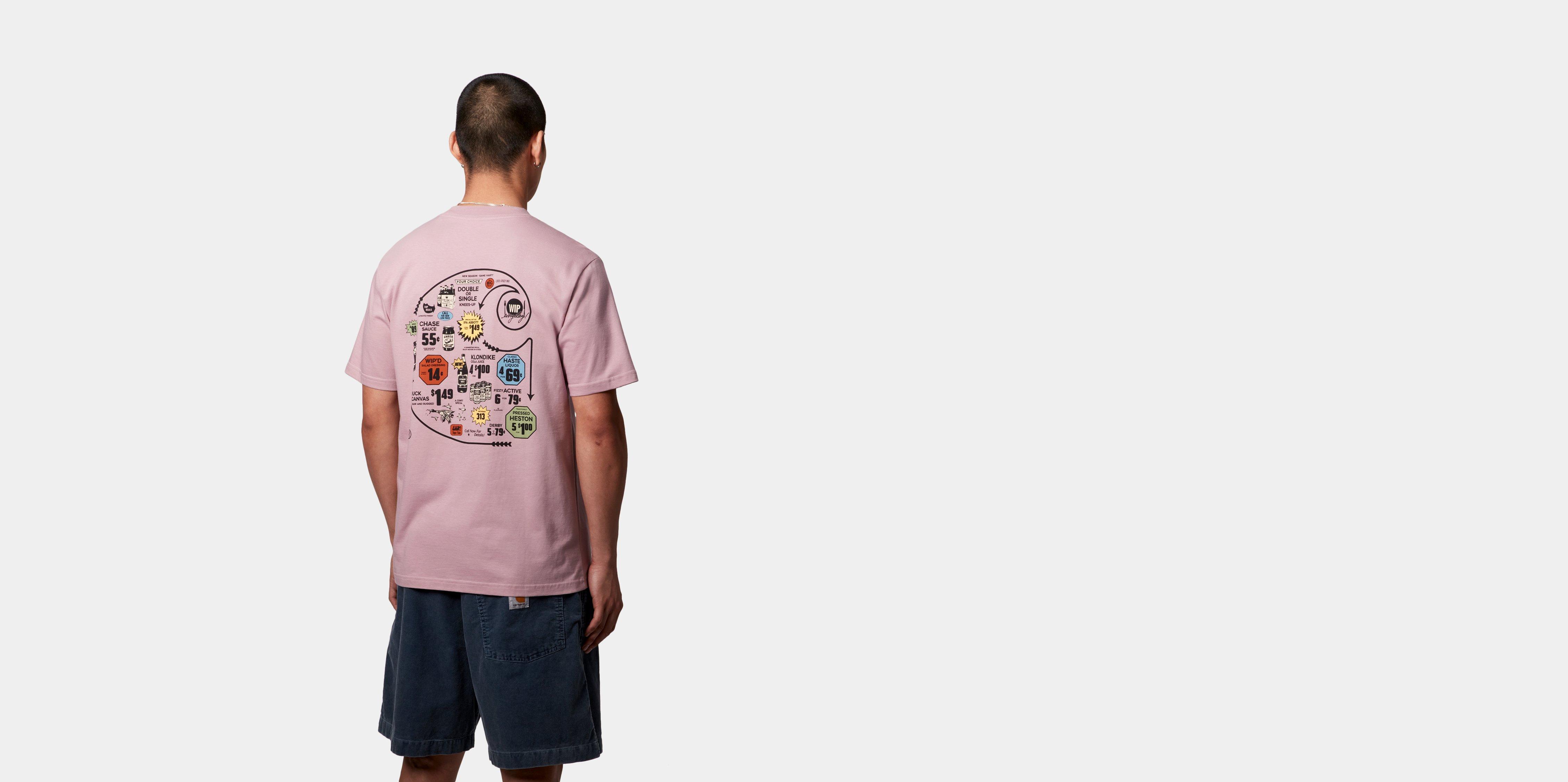 Carhartt WIP S/S Catalogue C Logo T-Shirt, Hortensia