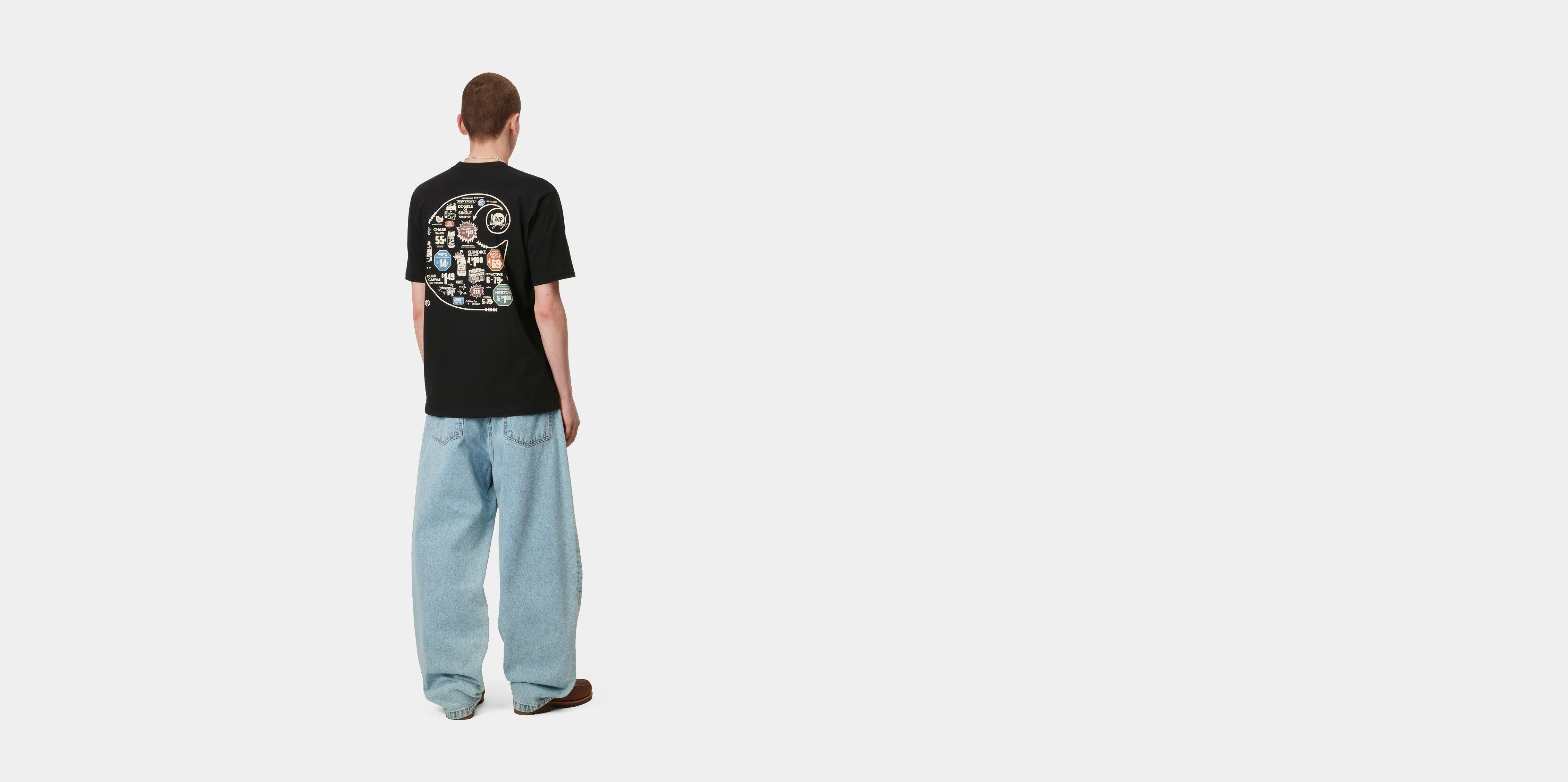 Carhartt WIP S/S Catalogue C Logo T-Shirt, Black | Official