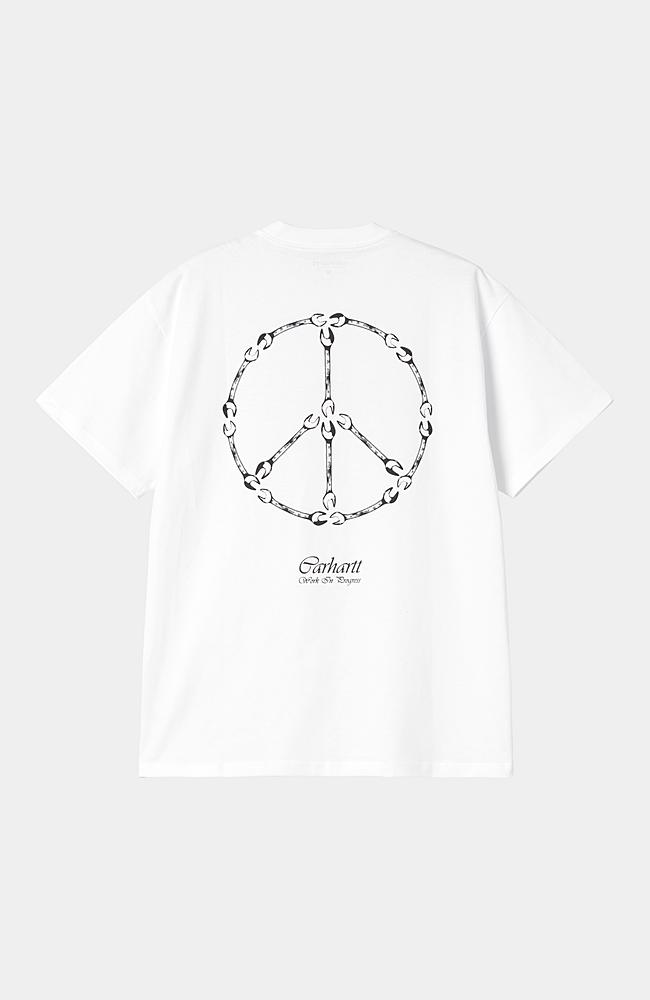 NEW!【Carhartt WIP】Peace And Work グラフィックTシャツ Carhartt WIP S/S Peace And Work T-Shirt, White / Black