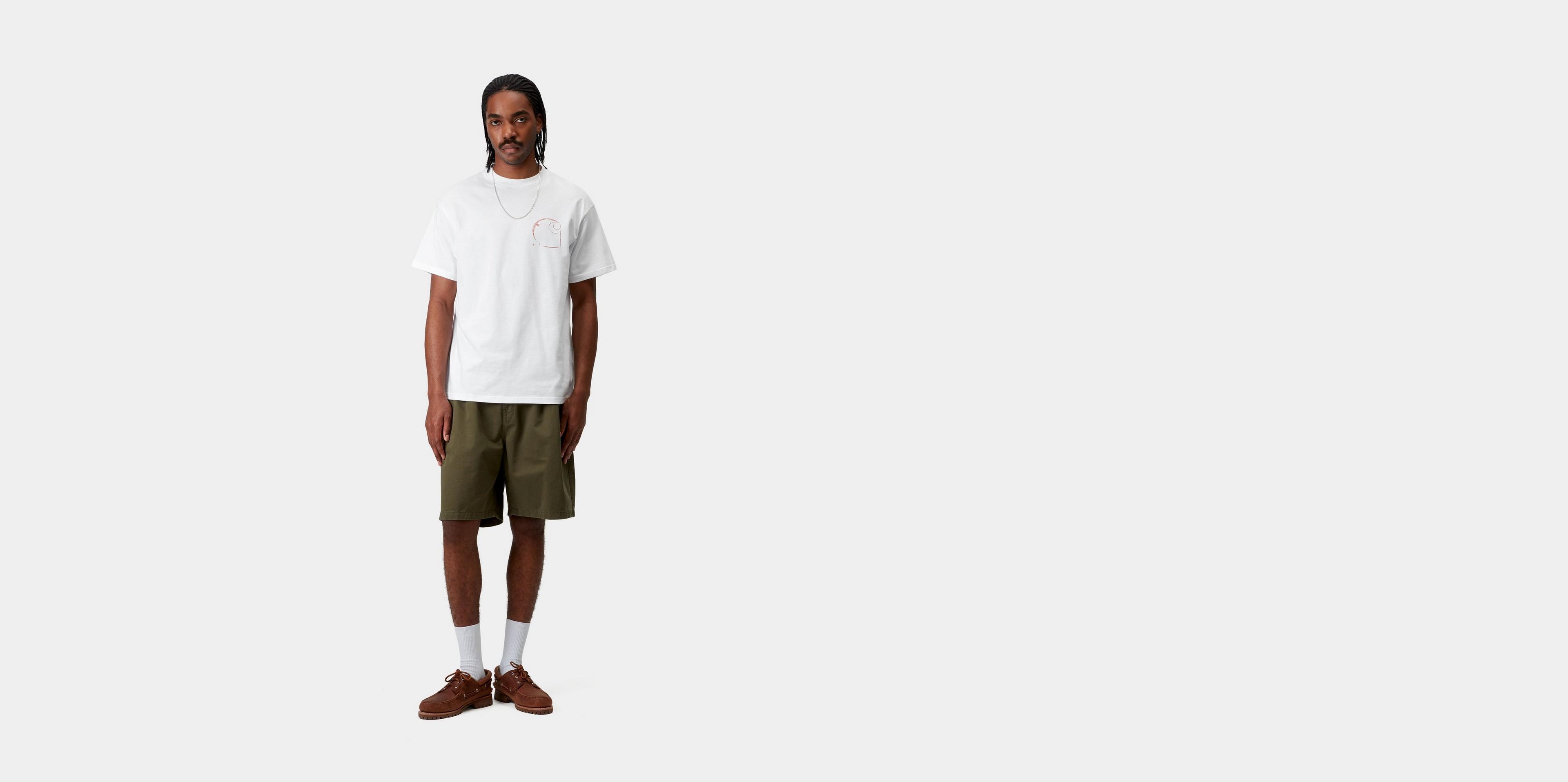 Tシャツ・カットソー Carhartt S/S Java T-Shirt (52590) S/S UNIVERSITY T-SHIRT - Black / White
