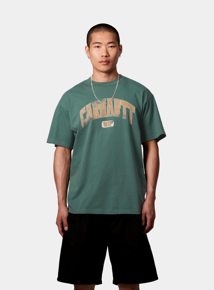 Tシャツ・カットソー Carhartt SS25 'Lecture' T-shirt (I034766 024G) Carhartt WIP S/S Lecture T-Shirt, Silver Pine | Official