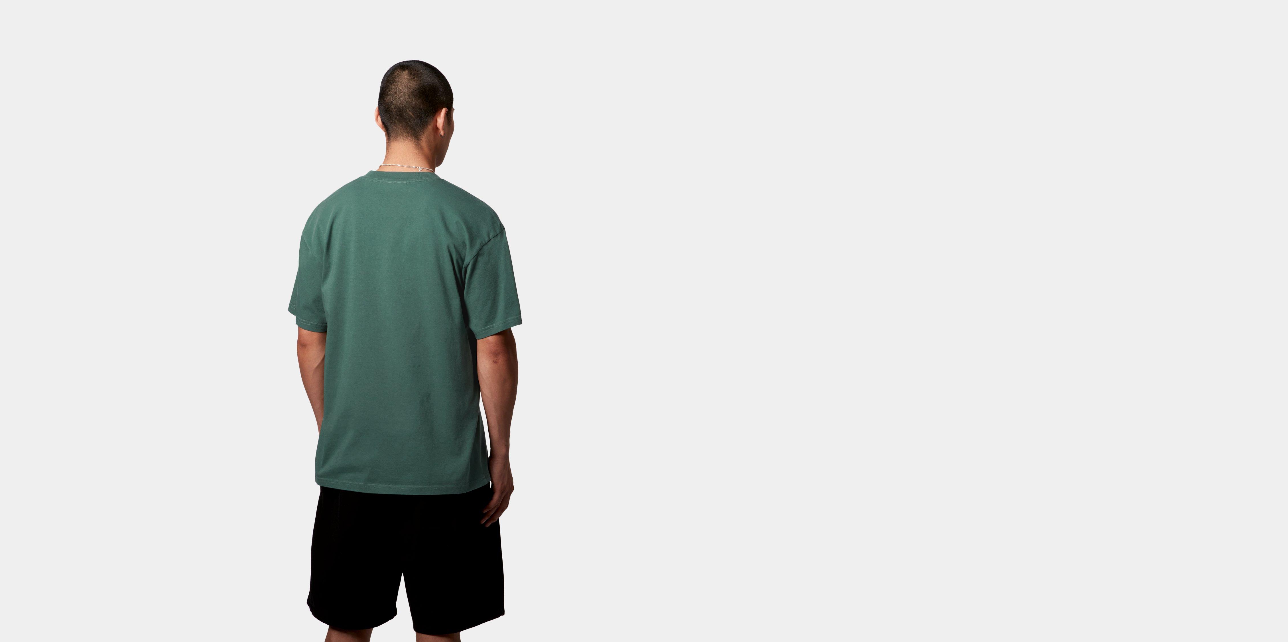 Carhartt WIP S/S Lecture T-Shirt, Silver Pine | Official