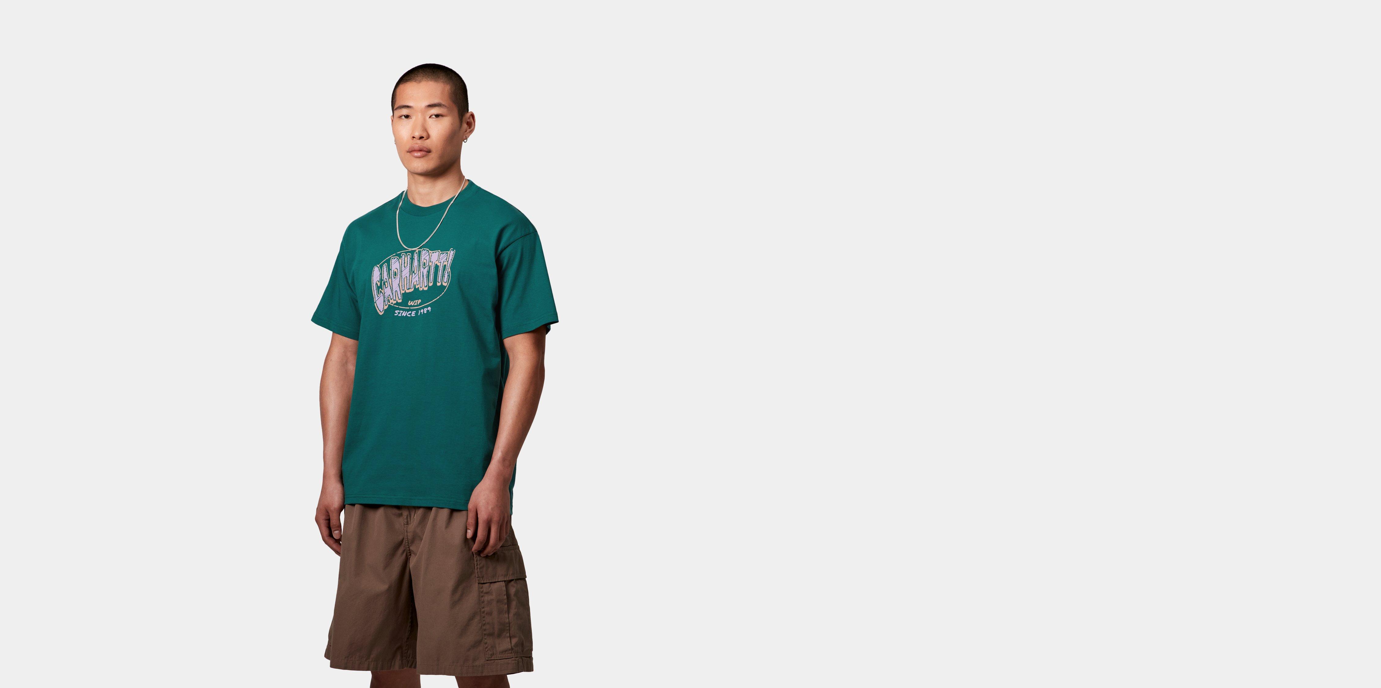 Carhartt WIP Short Sleeve Hot Script T-Shirt in Grün