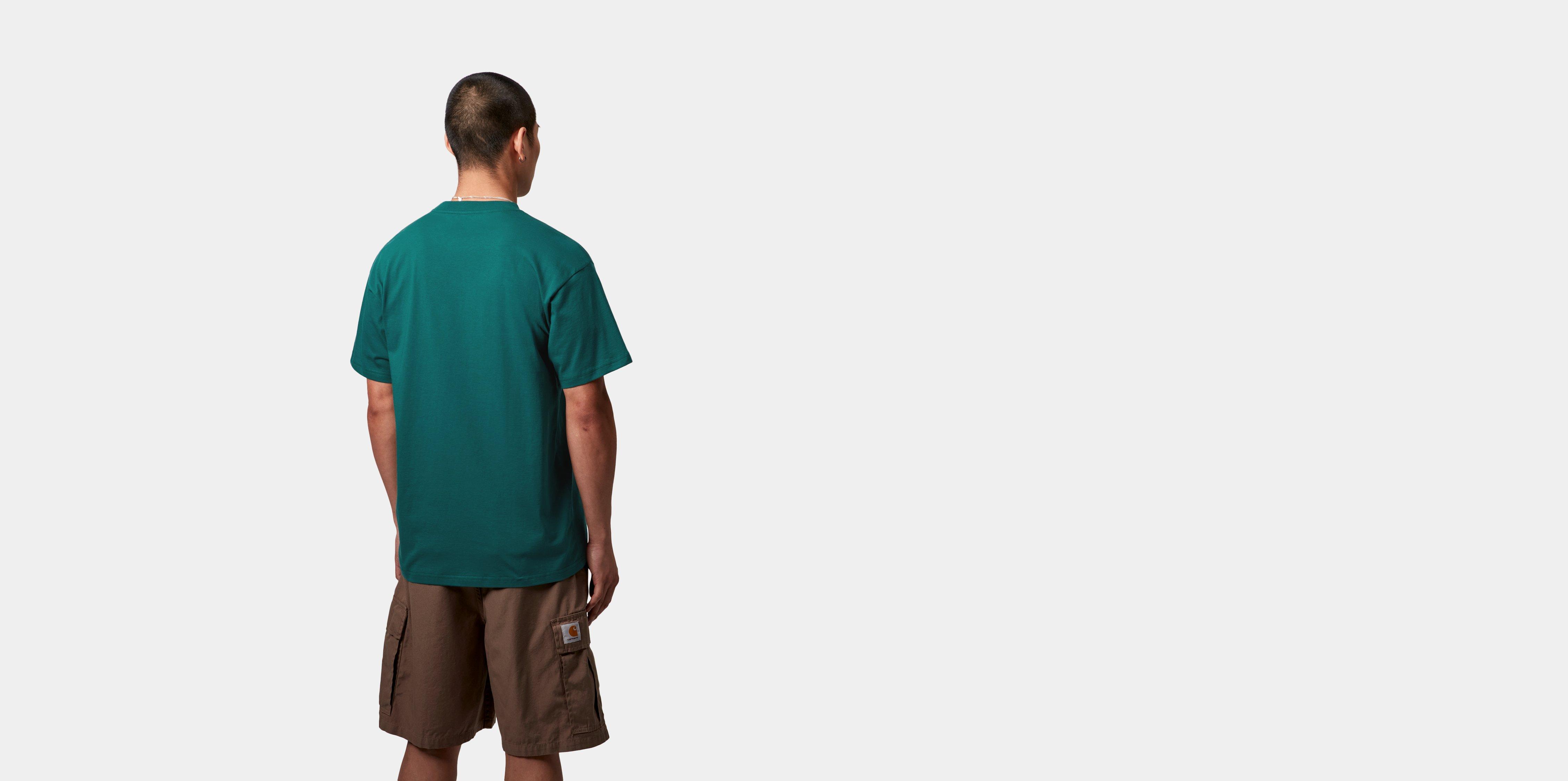 Carhartt WIP Short Sleeve Hot Script T-Shirt in Grün