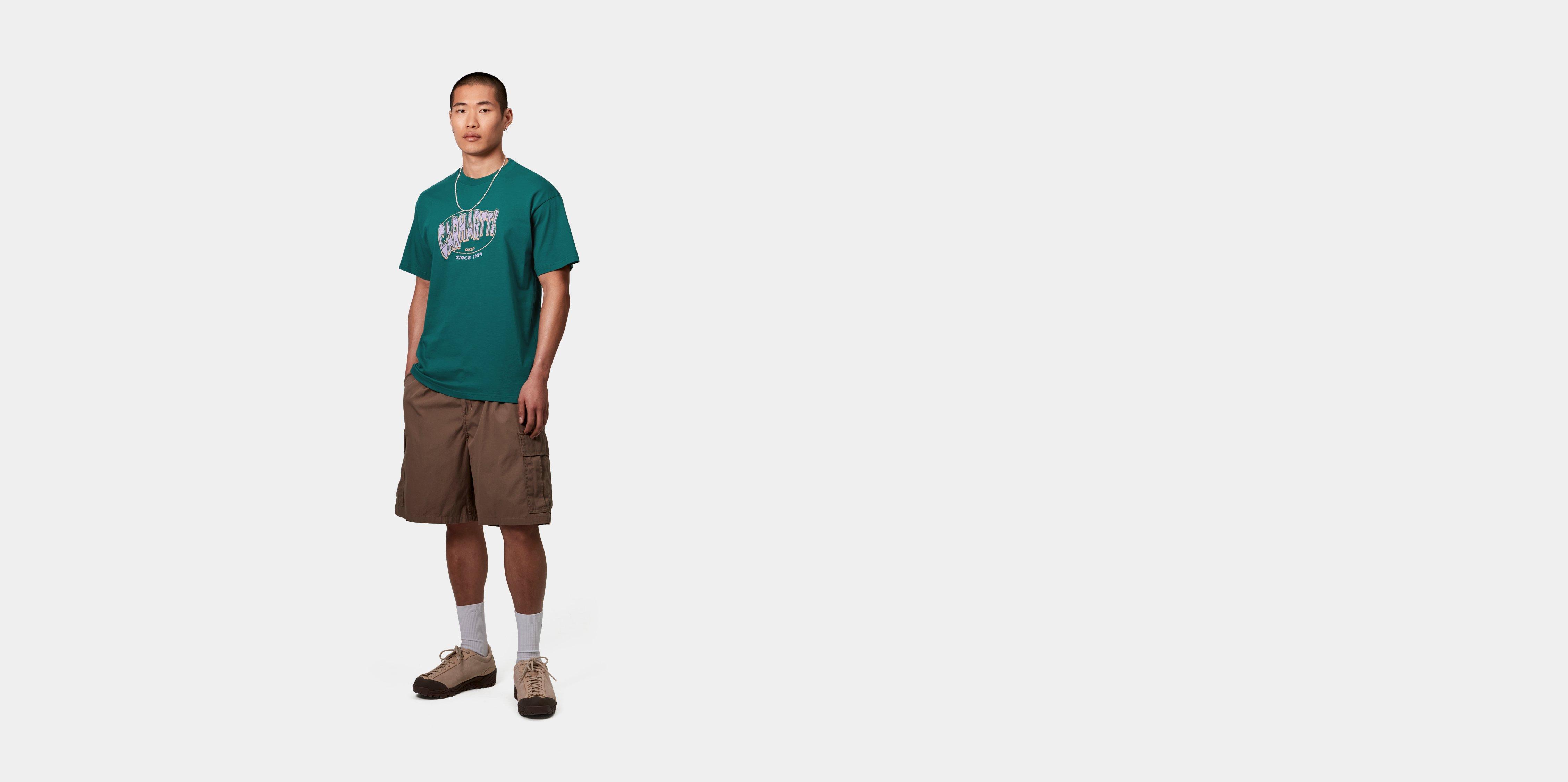 Carhartt WIP Short Sleeve Hot Script T-Shirt in Grün
