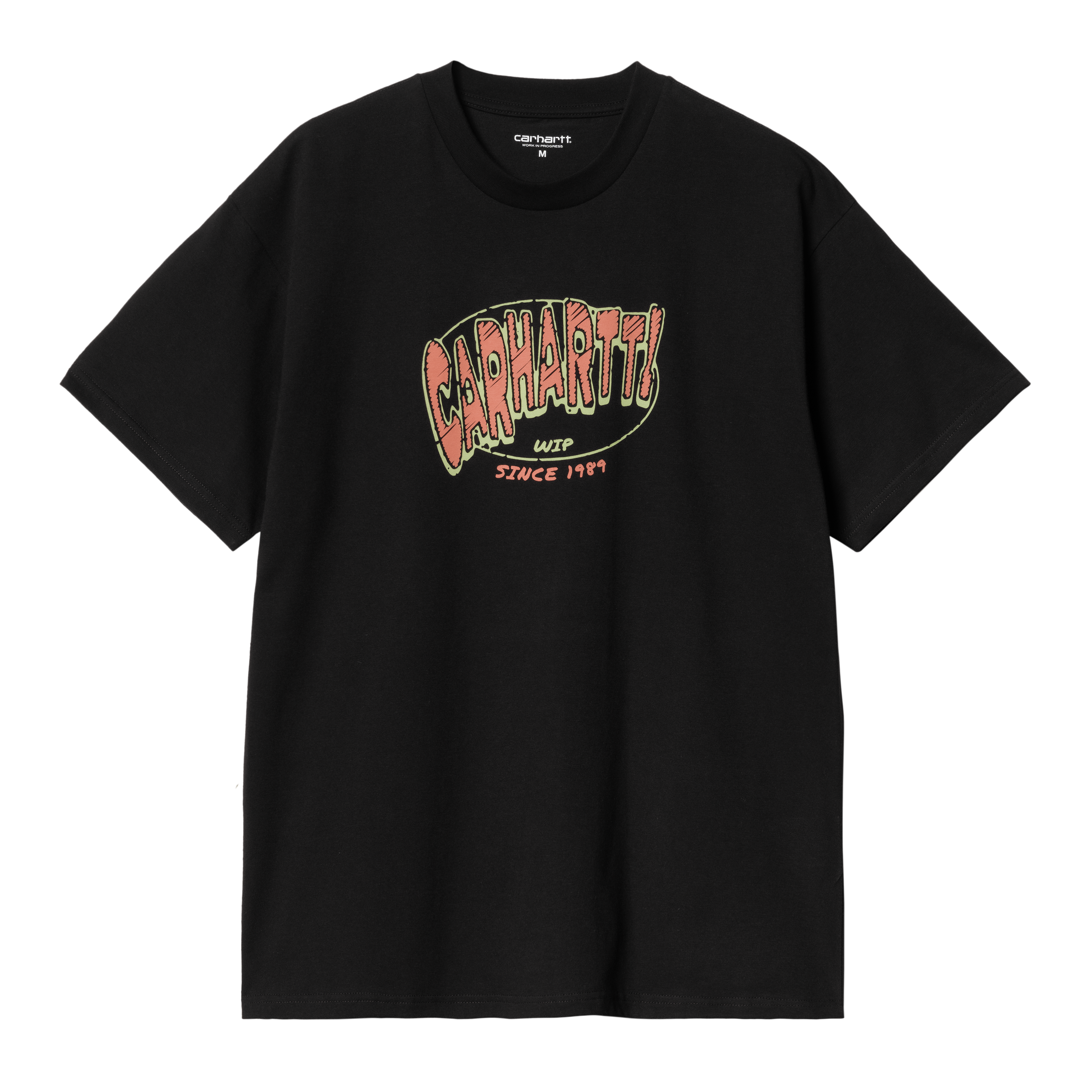★2023SS新作★CARHARTT★S/S HEAT SCRIPT T-SHIRT s-s-hot-script-t-shirt-black-