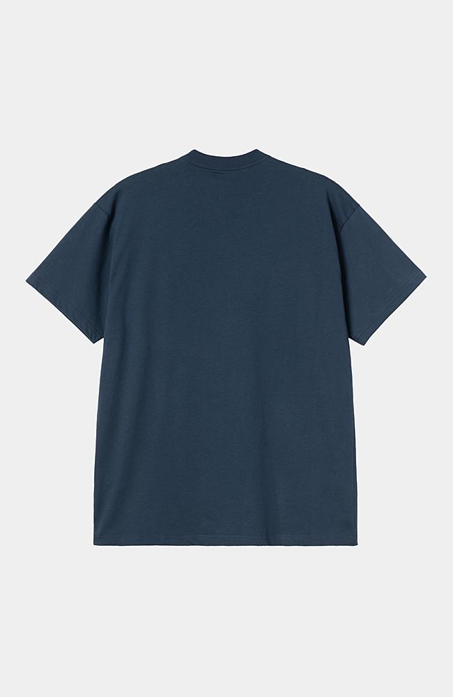 ★ドイツ発*carhartt WIP*新作*ロゴグラフィックTシャツ/D-BLUE Carhartt WIP S/S Racer T-Shirt, Dusky Blue | Official Online