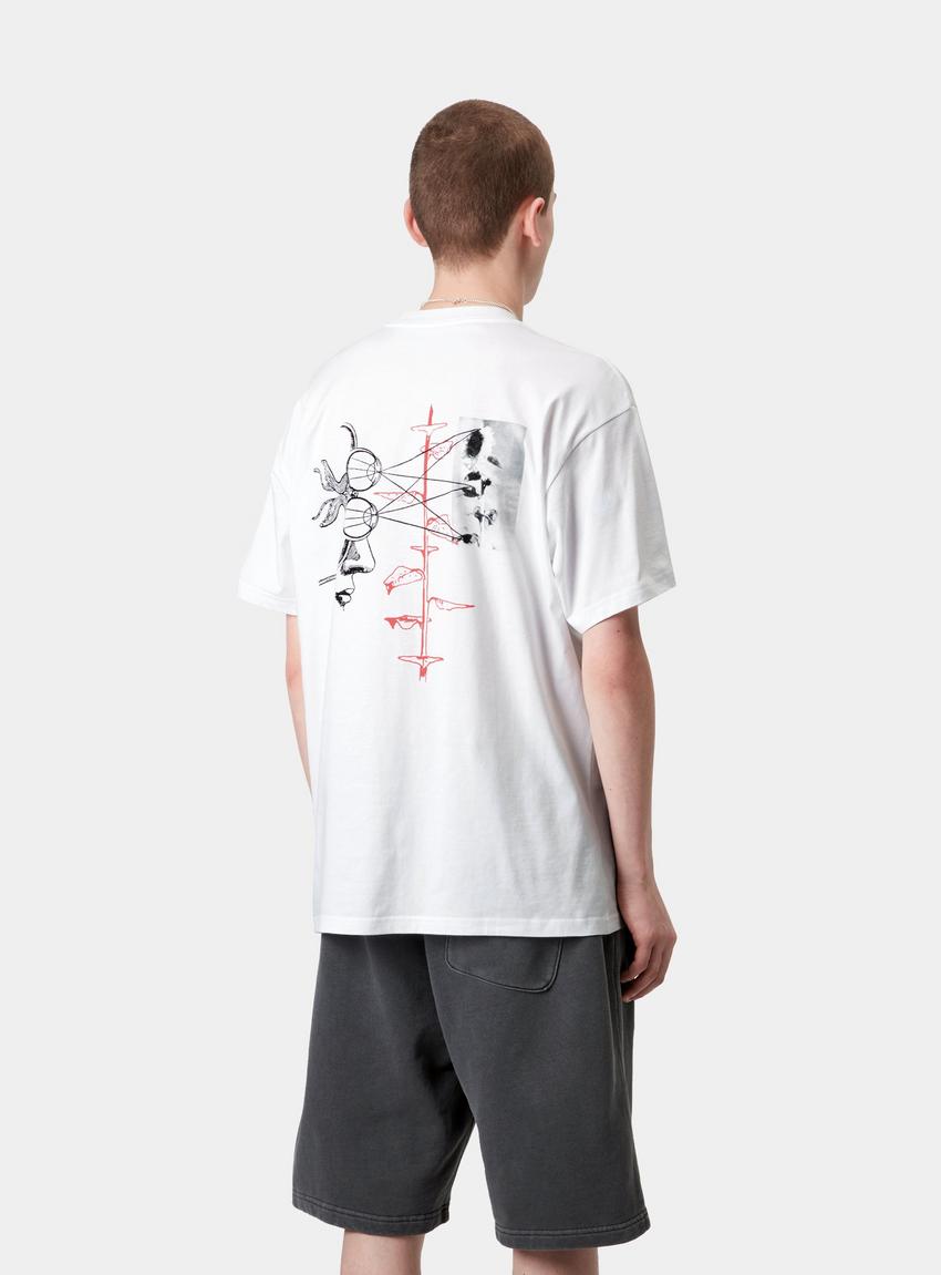 ★ドイツ発*carhartt WIP*新作*Senses グラフィックTシャツ/WH★ Carhartt WIP S/S Senses T-Shirt, White | Official Online Store