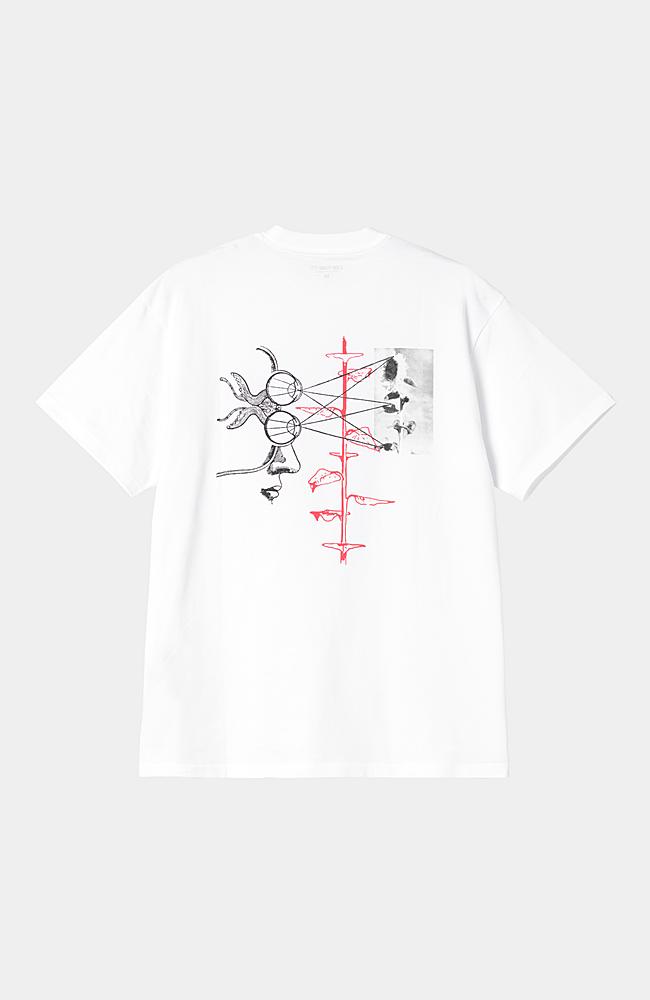 ★ドイツ発*carhartt WIP*新作*Senses グラフィックTシャツ/WH★ Carhartt WIP S/S Senses T-Shirt, White | Official Online Store