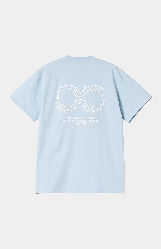 【送料&関税込】Carhartt White Cotton S/s Rotation T-shirt Carhartt WIP S/S Rotation T-Shirt, Air Sky / White