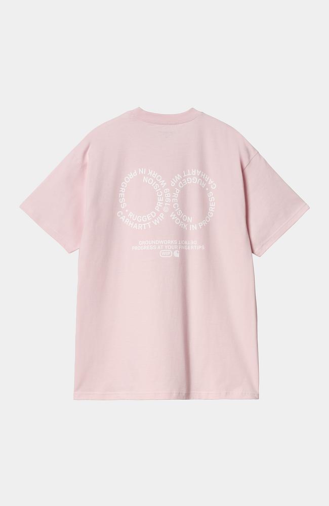 Tシャツ・カットソー Carhartt Wip S S Rotation T-Shirt Air Pink White Carhartt WIP S/S Rotation T-Shirt, Air Pink / White