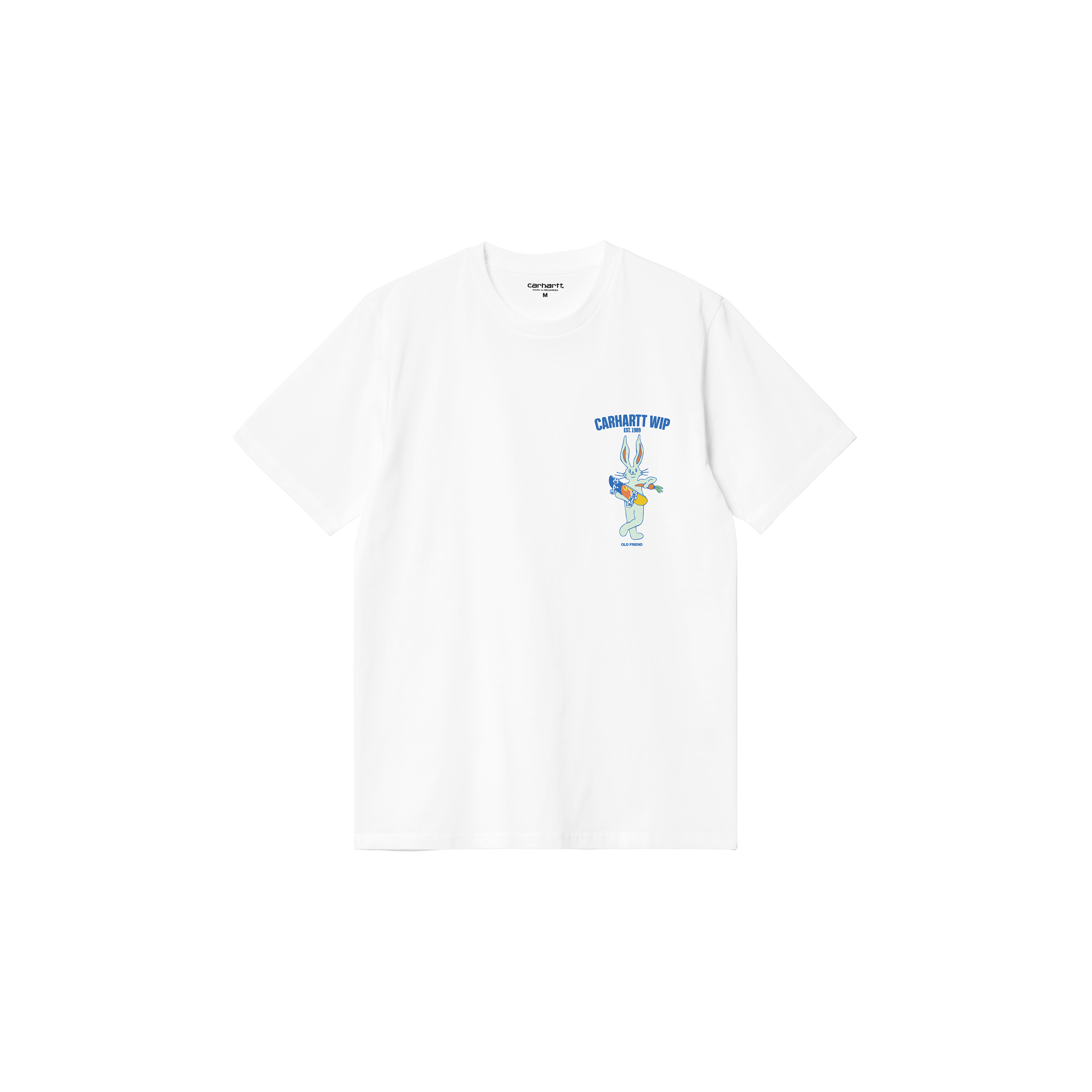 Carhartt WIP Short Sleeve Old Friend T-Shirt in Bianco