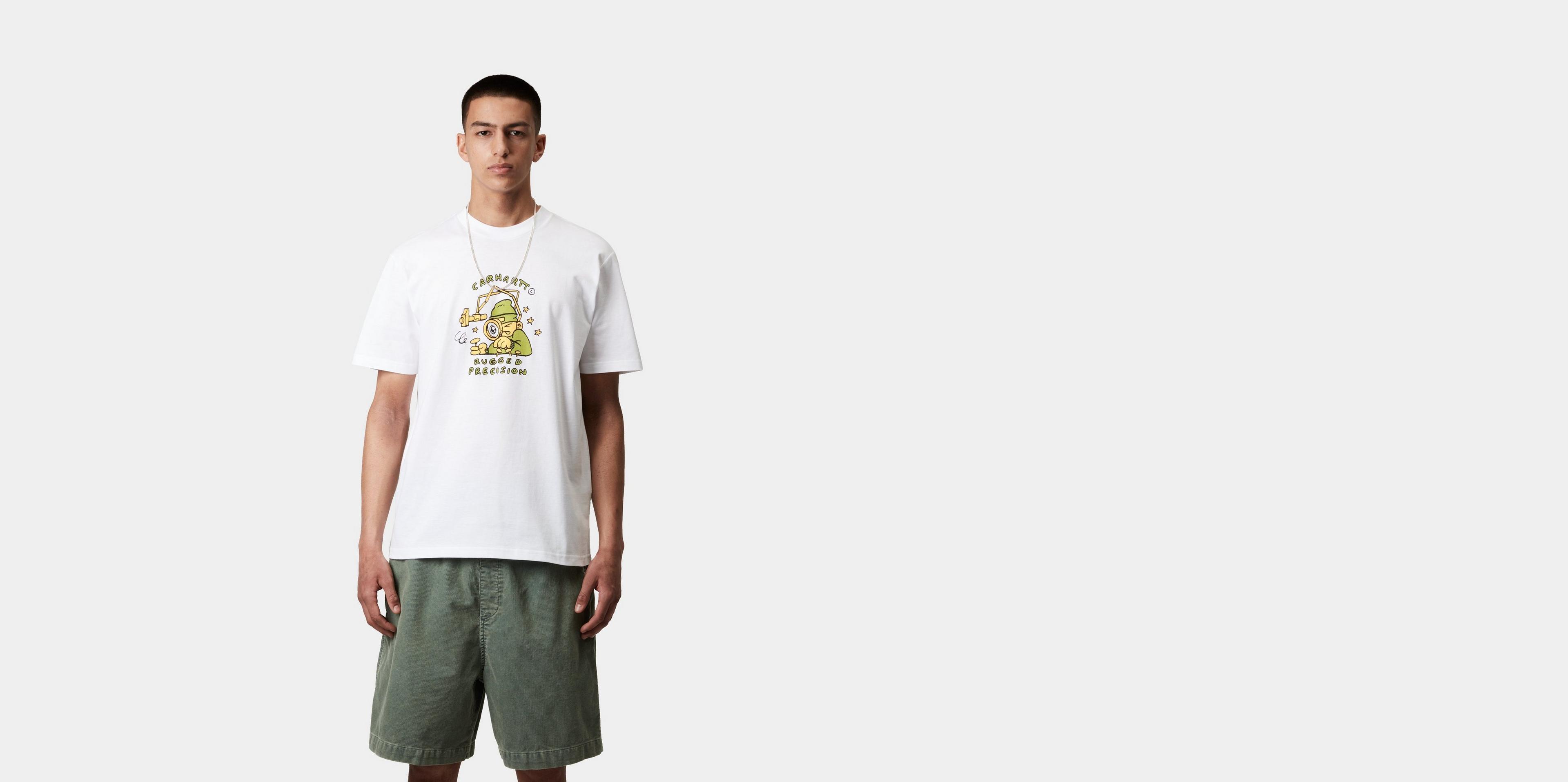★ドイツ発*carhartt WIP*新作*Precision Work Tシャツ/CLAY★ Carhartt WIP S/S Precision Work T-Shirt, Clay Blue