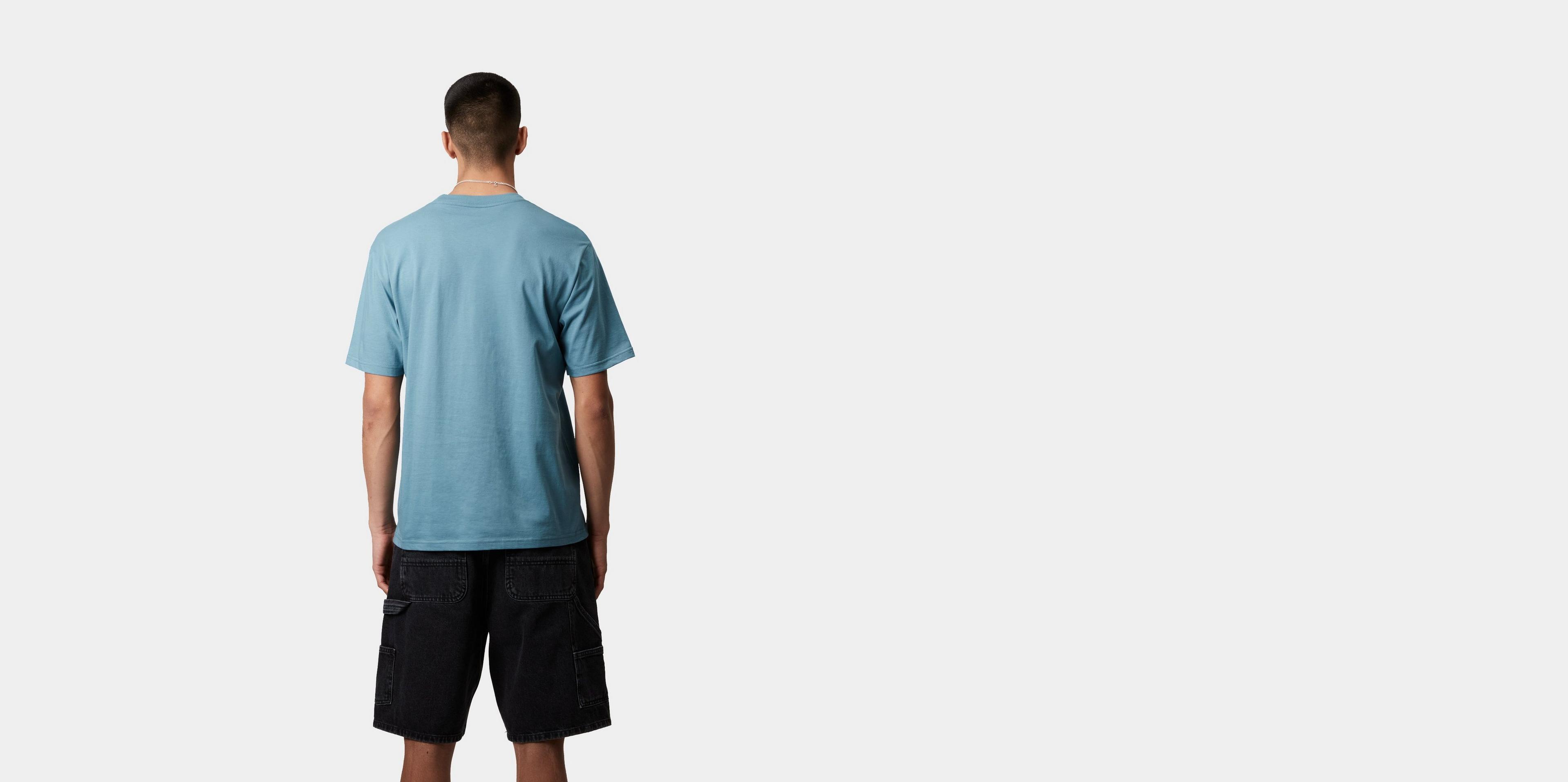 Carhartt WIP S/S Precision Work T-Shirt, Clay Blue