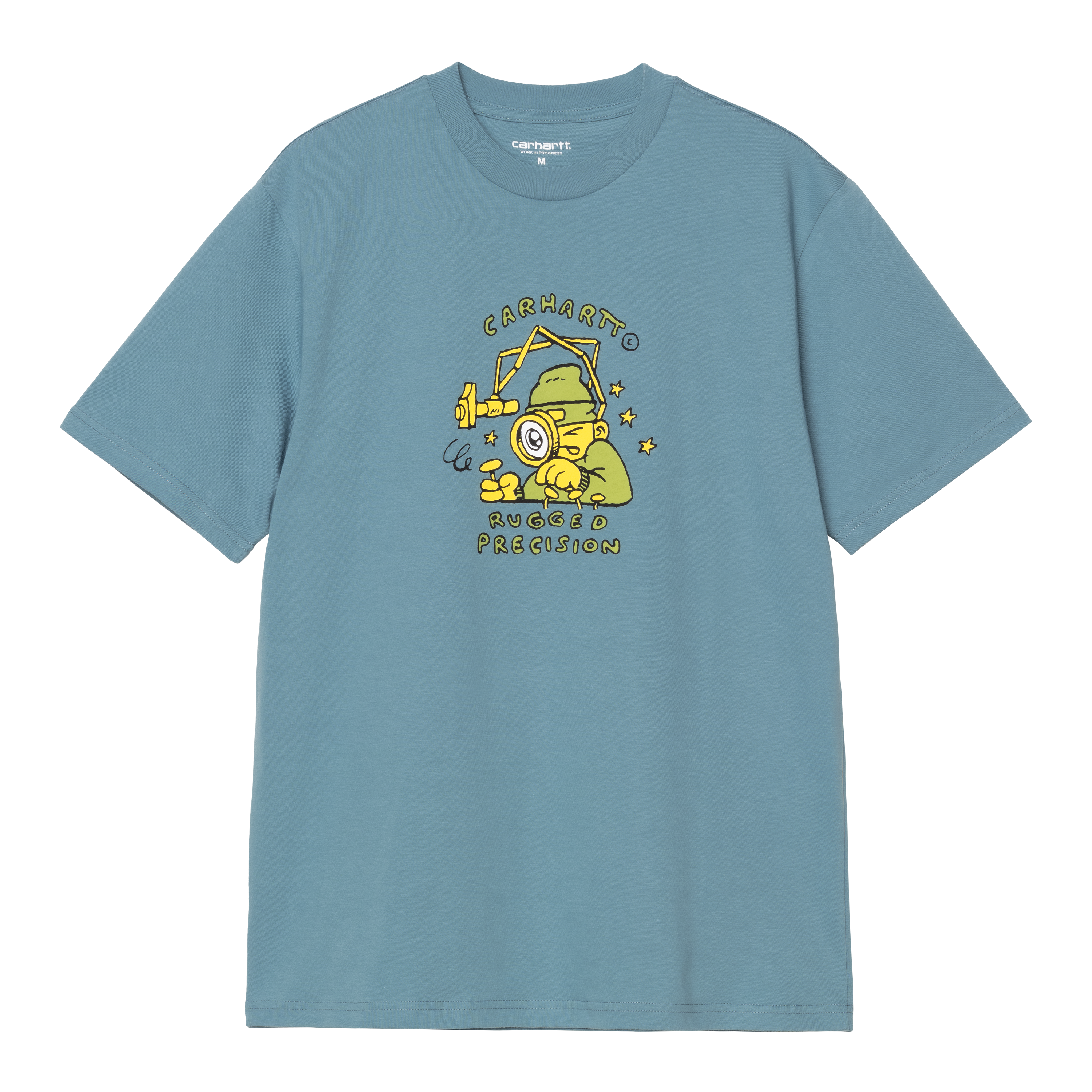 Carhartt WIP Short Sleeve Precision Work T-Shirt in Blue