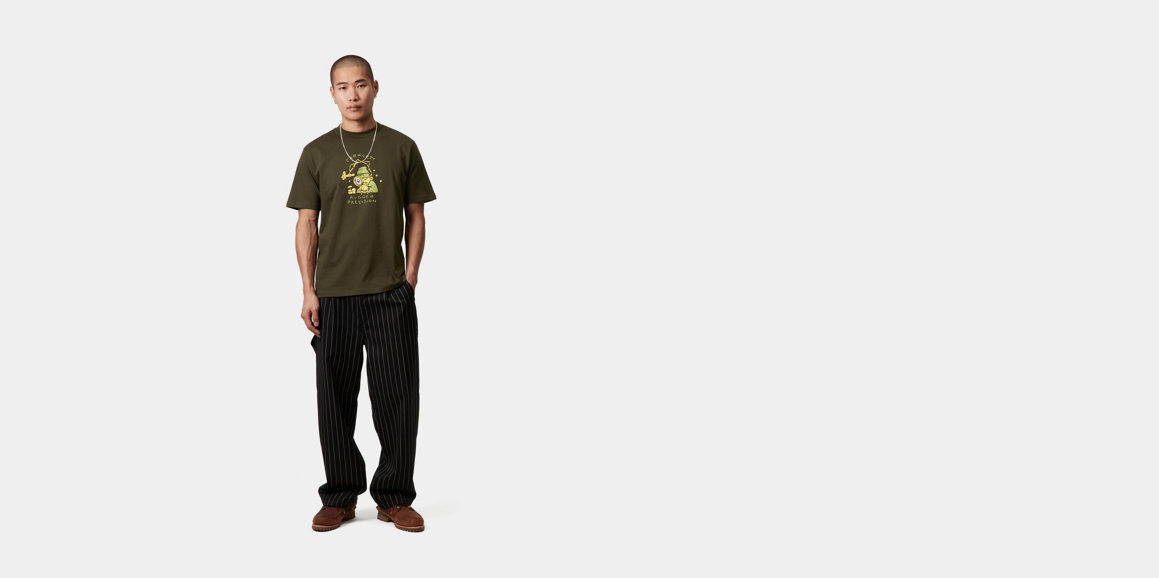 Carhartt☆Precision work t-shirt 2色【UK発】 Carhartt WIP S/S Precision Work T-Shirt, Turtle | Official