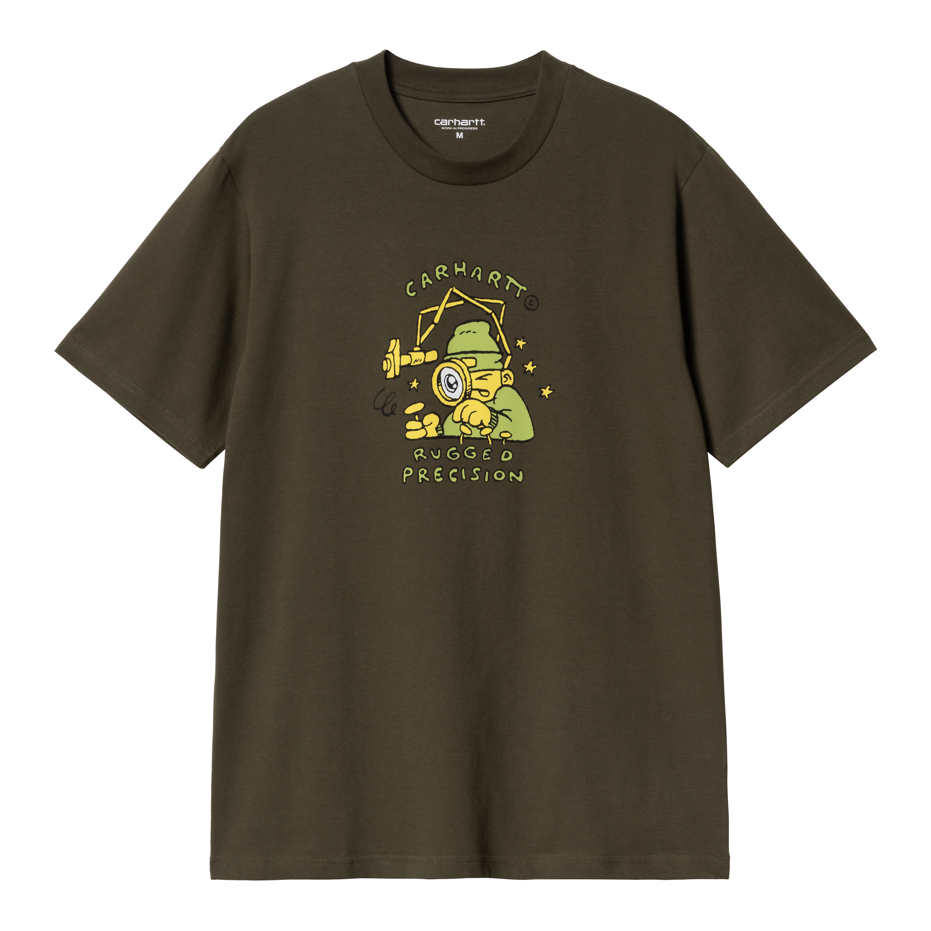 Carhartt WIP Short Sleeve Precision Work T-Shirt in Verde