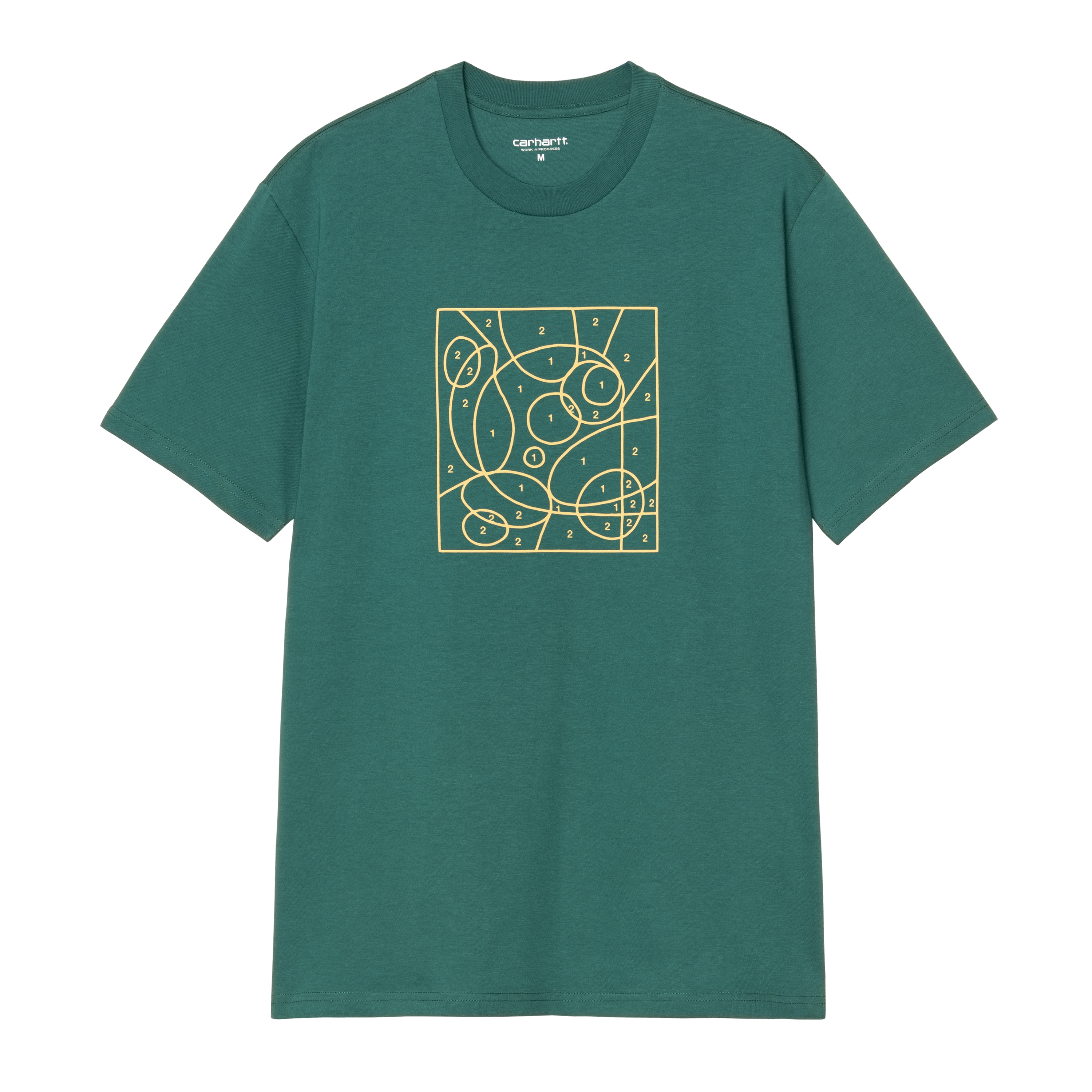 Carhartt WIP Short Sleeve By The Numbers T-Shirt in Groen