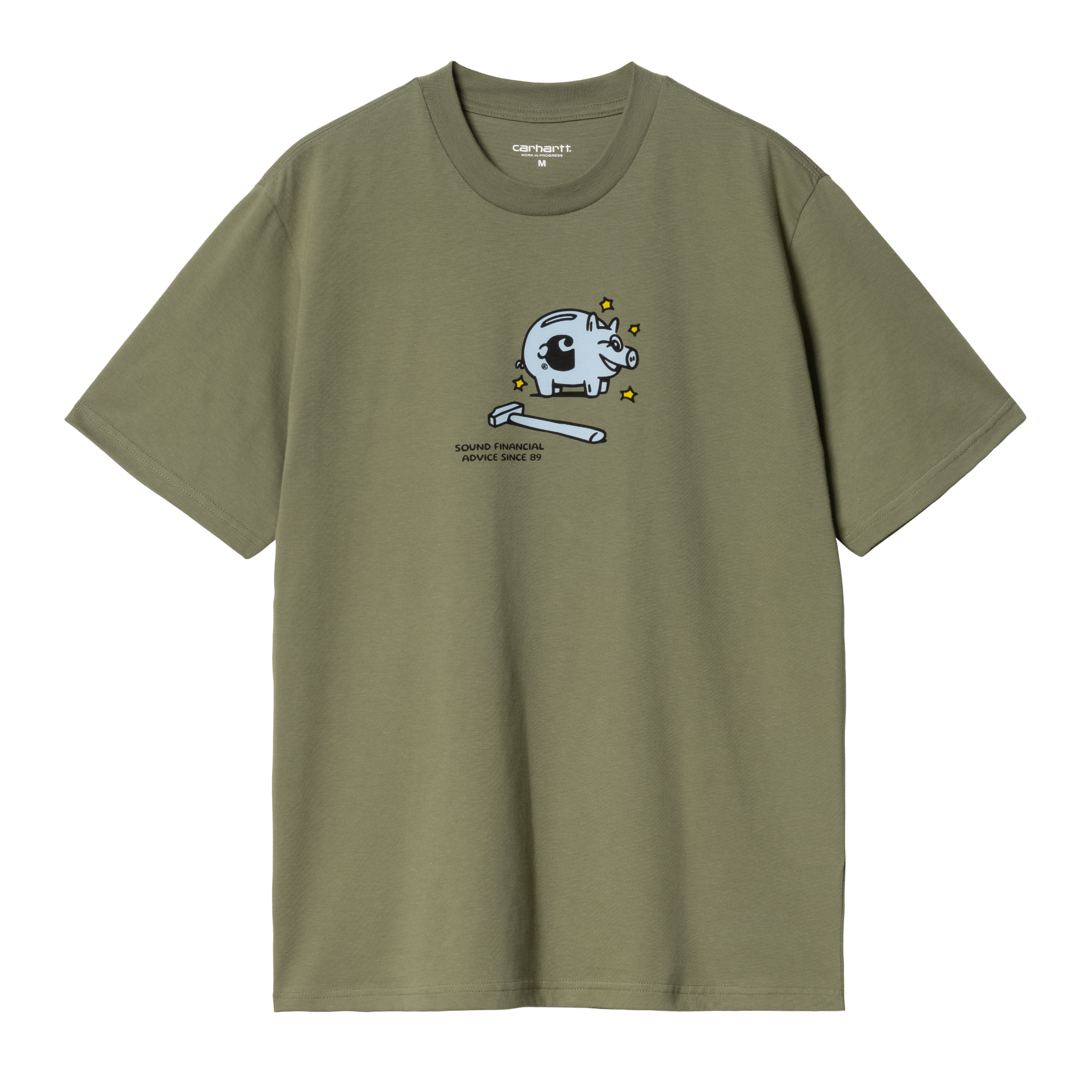 Carhartt WIP Short Sleeve Piggybank T-Shirt in Verde