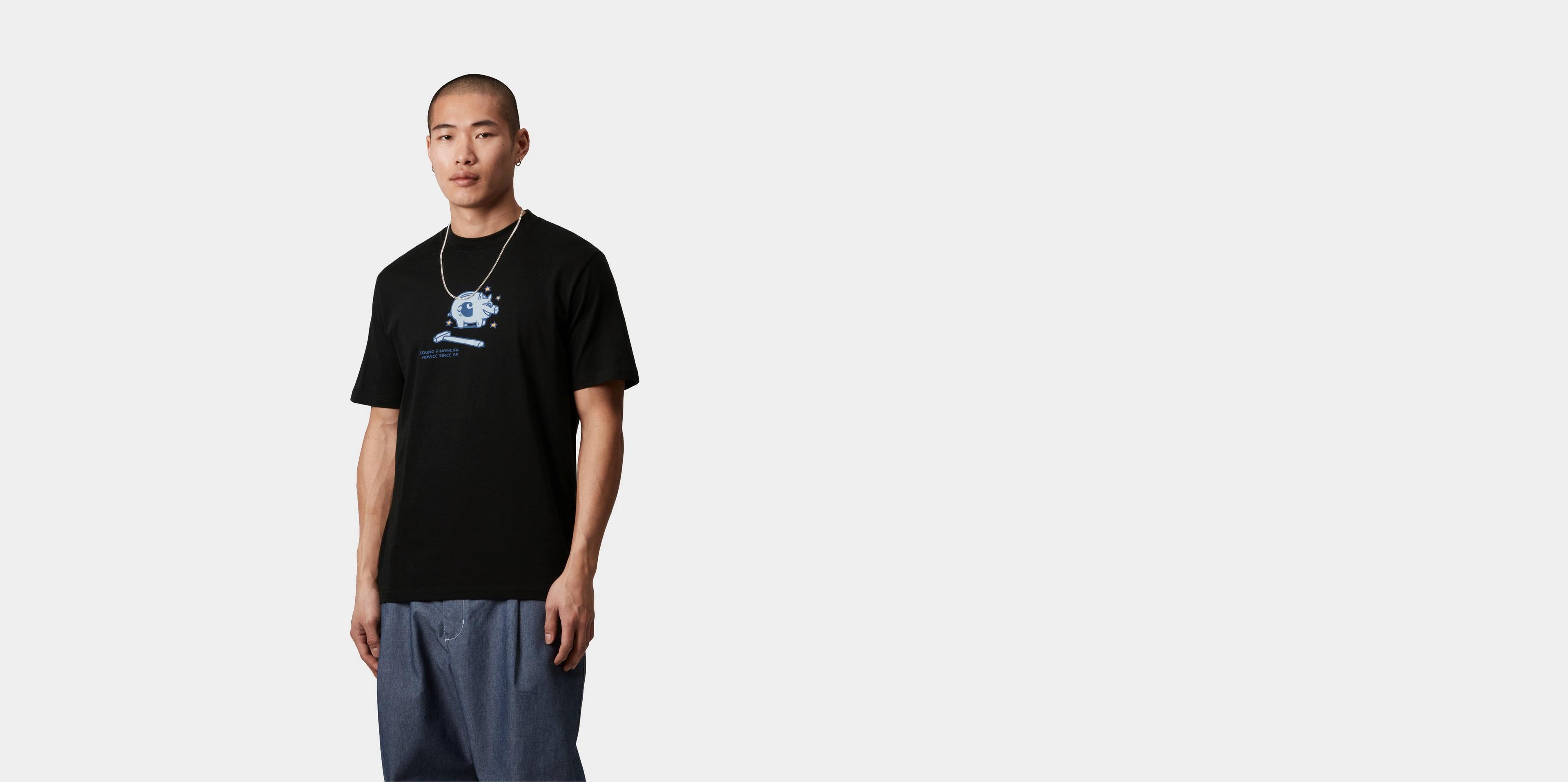 [CARHARTTWIP] S/S PIGGYBANK T-SHIRT ★大人気★ Carhartt WIP S/S Piggybank T-Shirt, Black | Official Online
