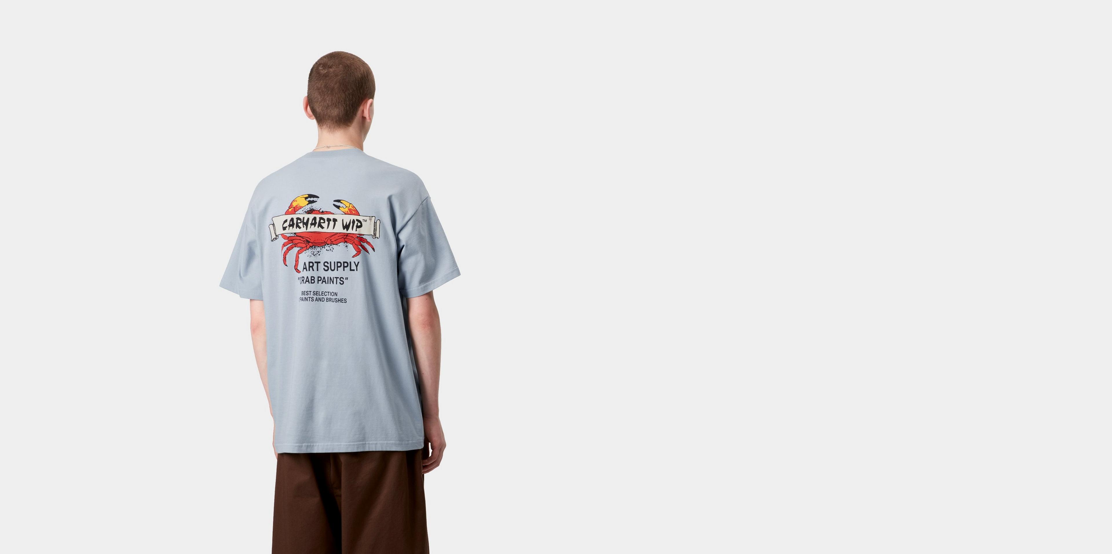 Tシャツ・カットソー Carhartt SS25 \"SS CRAB PAINT\" T-SHIRT (I034778 0F4 XX) I034778-0F4XX_sivasdescalzo-