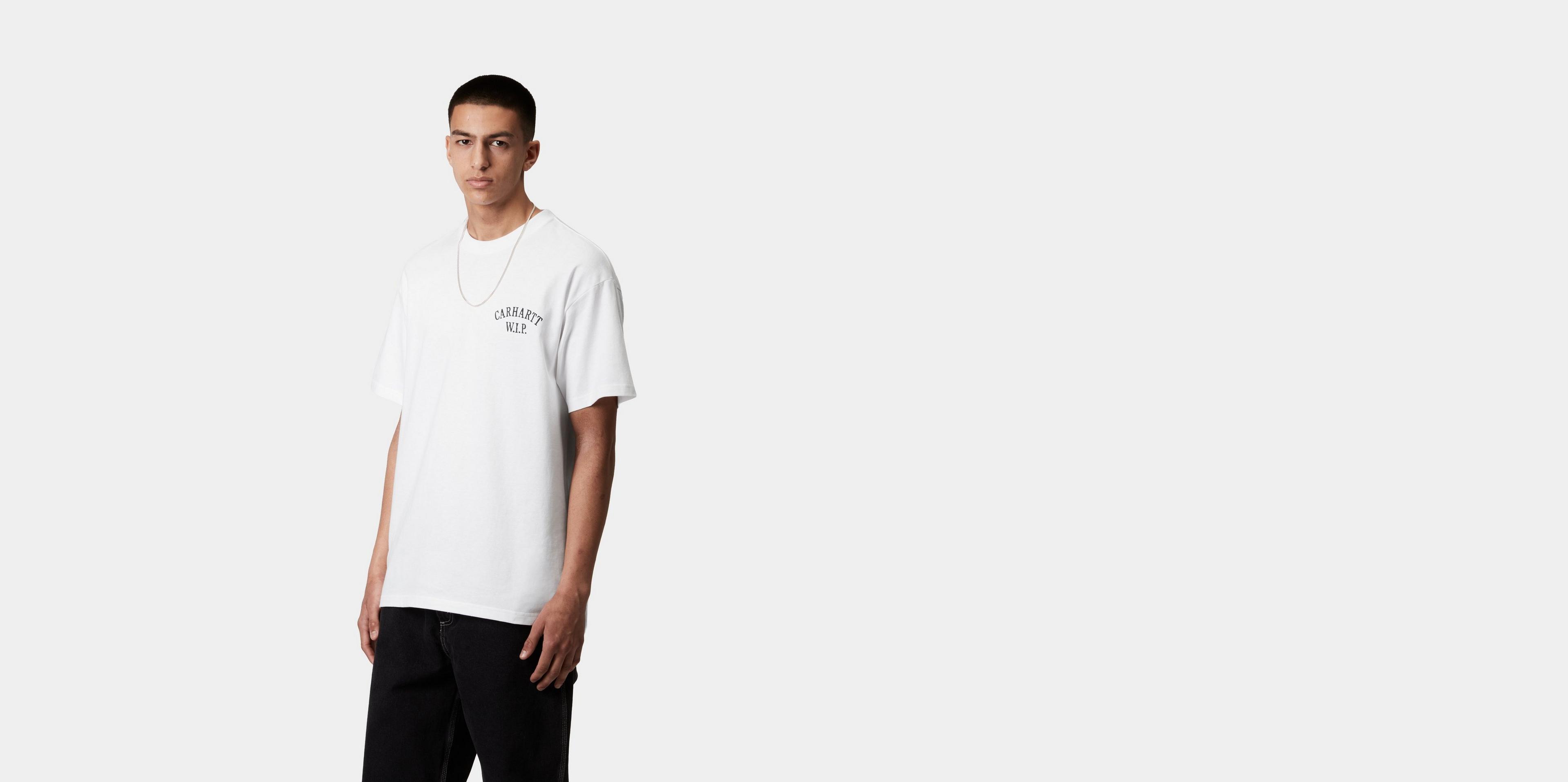 Carhartt WIP S/S Cabinetry T-Shirt, White / Black | Official