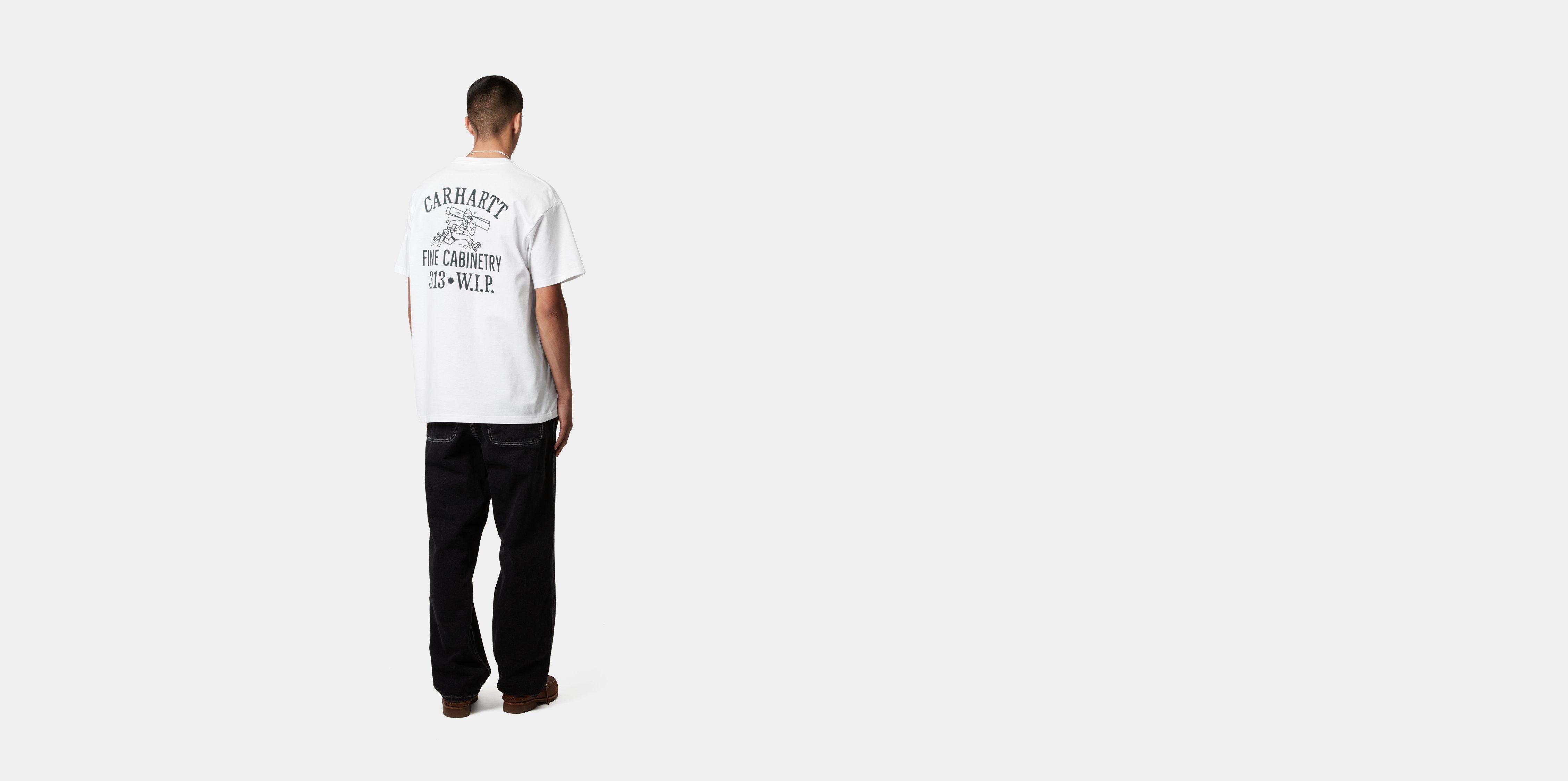 Carhartt WIP S/S Cabinetry T-Shirt, White / Black | Tienda