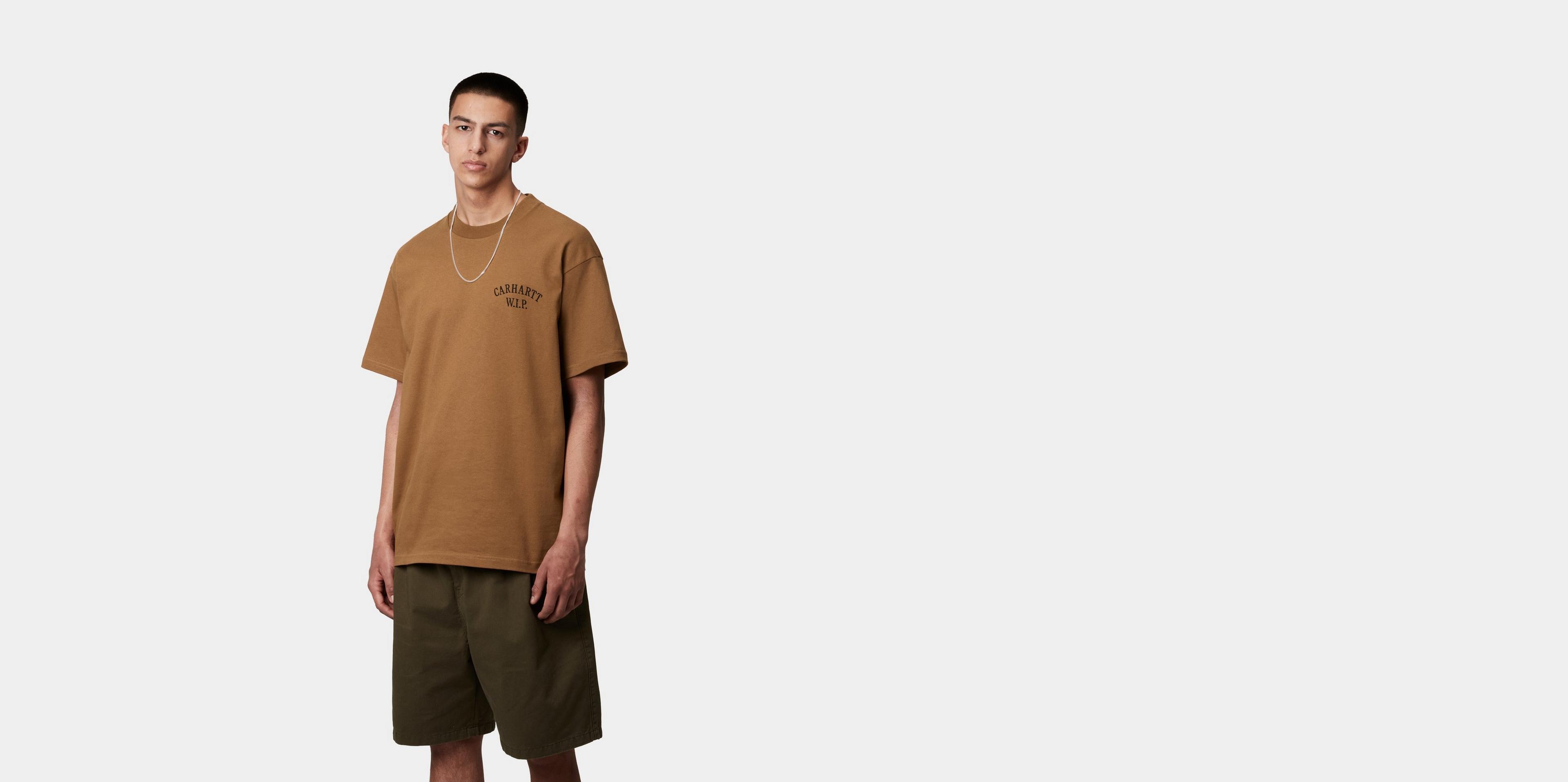 ★ドイツ発*carhartt WIP*新作*Cabinetry Tシャツ/H-BROWN★ Carhartt WIP Cabinetry T-Shirt - Hamilton Brown/Black | T