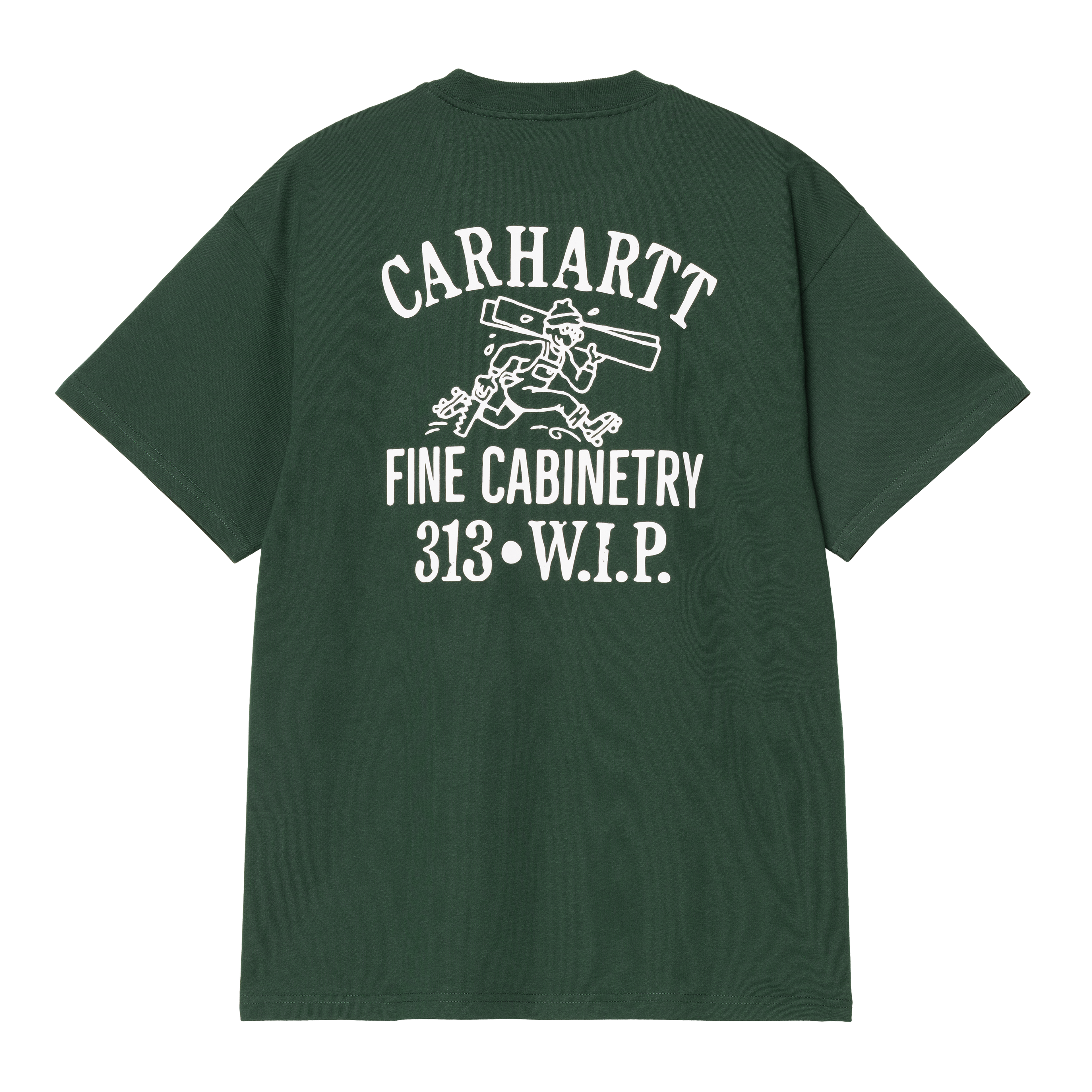 Tシャツ・カットソー CARHARTT S/S CABINETRY T-SHIRT 5SA149 Carhartt WIP S/S Cabinetry T-Shirt, White / Black | Official