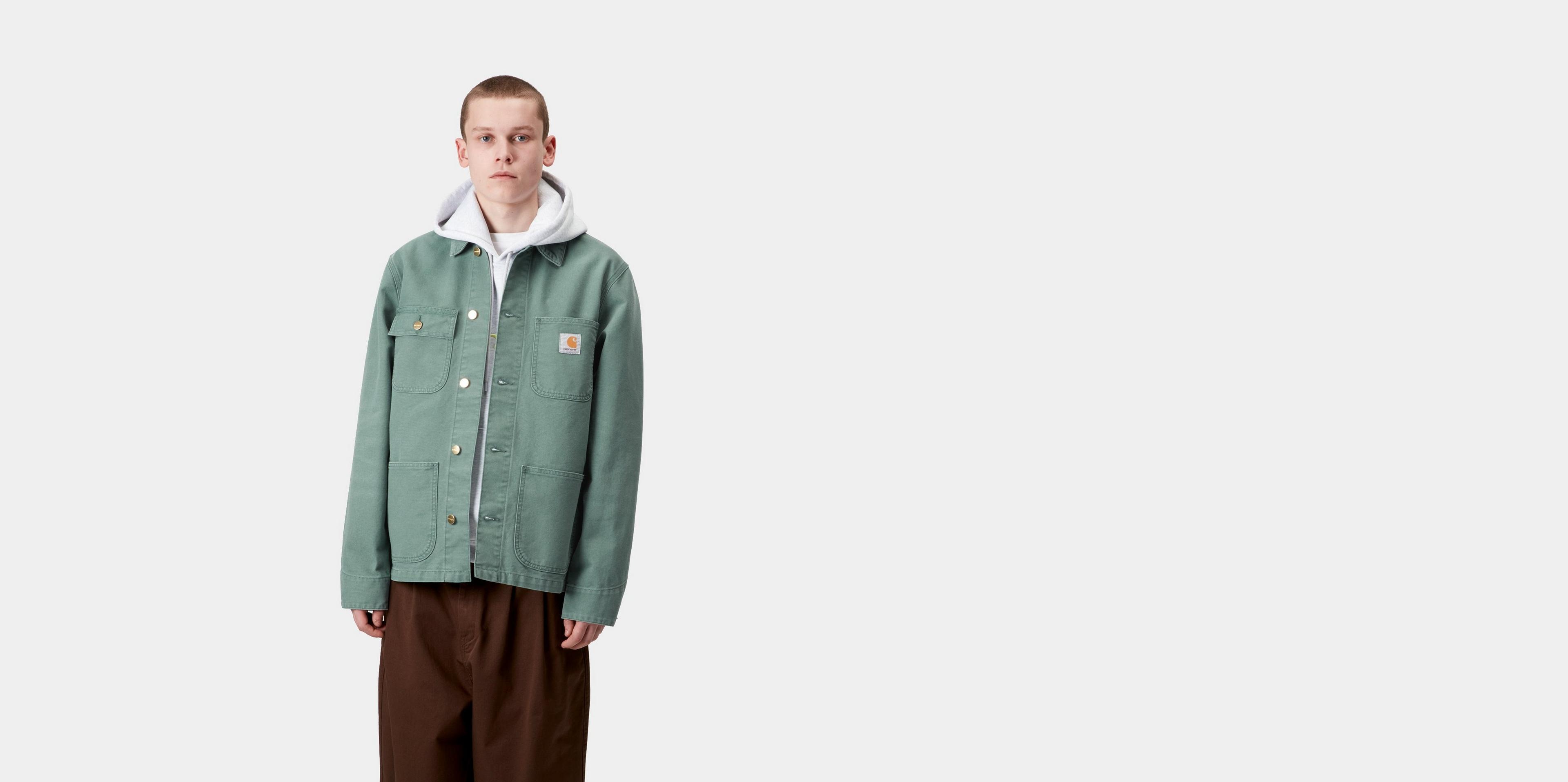 Carhartt WIP trade michigan coat Lサイズ Carhartt WIP Michigan Coat, Silver Pine / Silver Pine