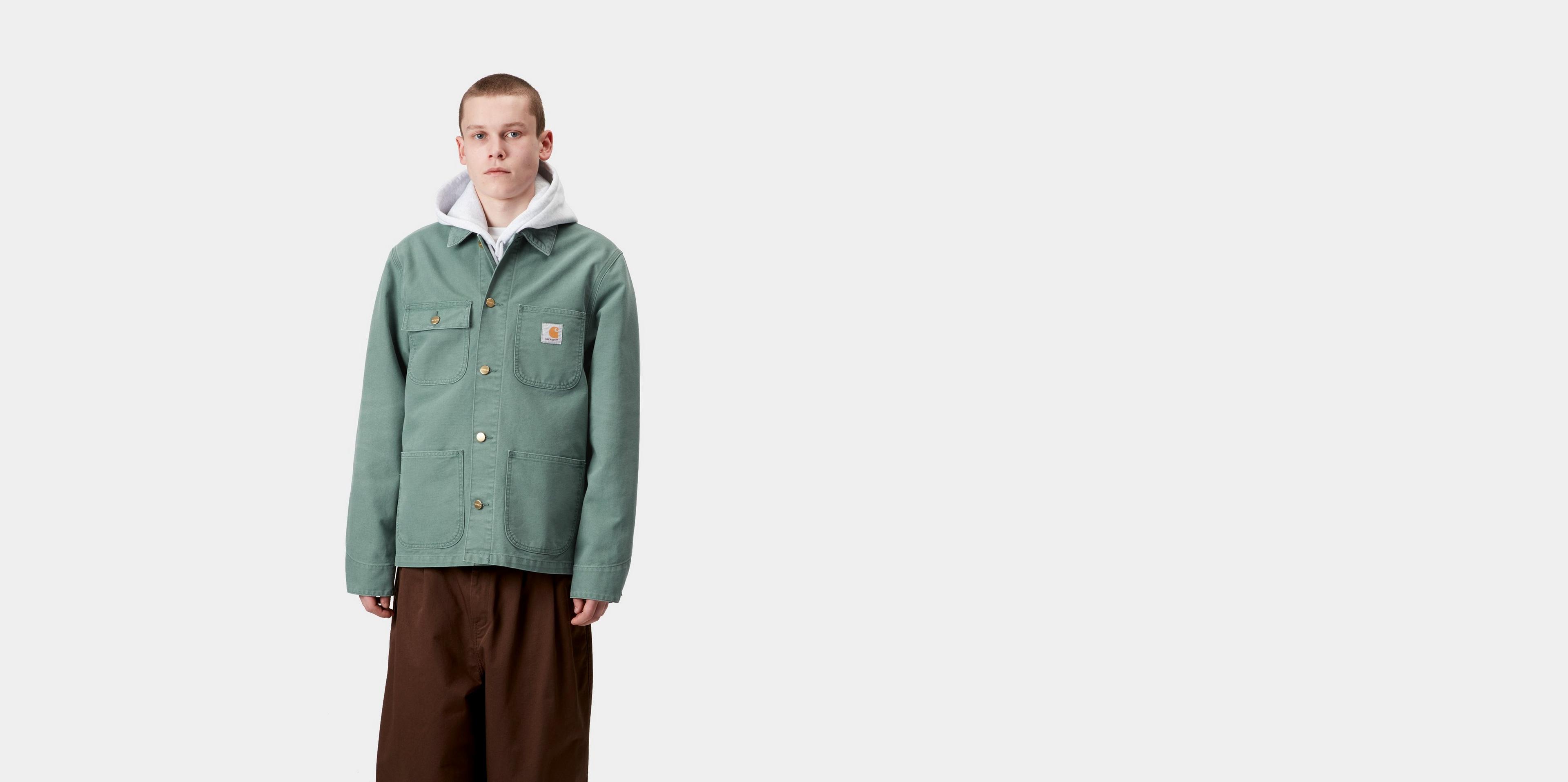 Carhartt Michigan Coat Lサイズ 緑 Carhartt WIP Michigan Coat, Silver Pine / Silver Pine