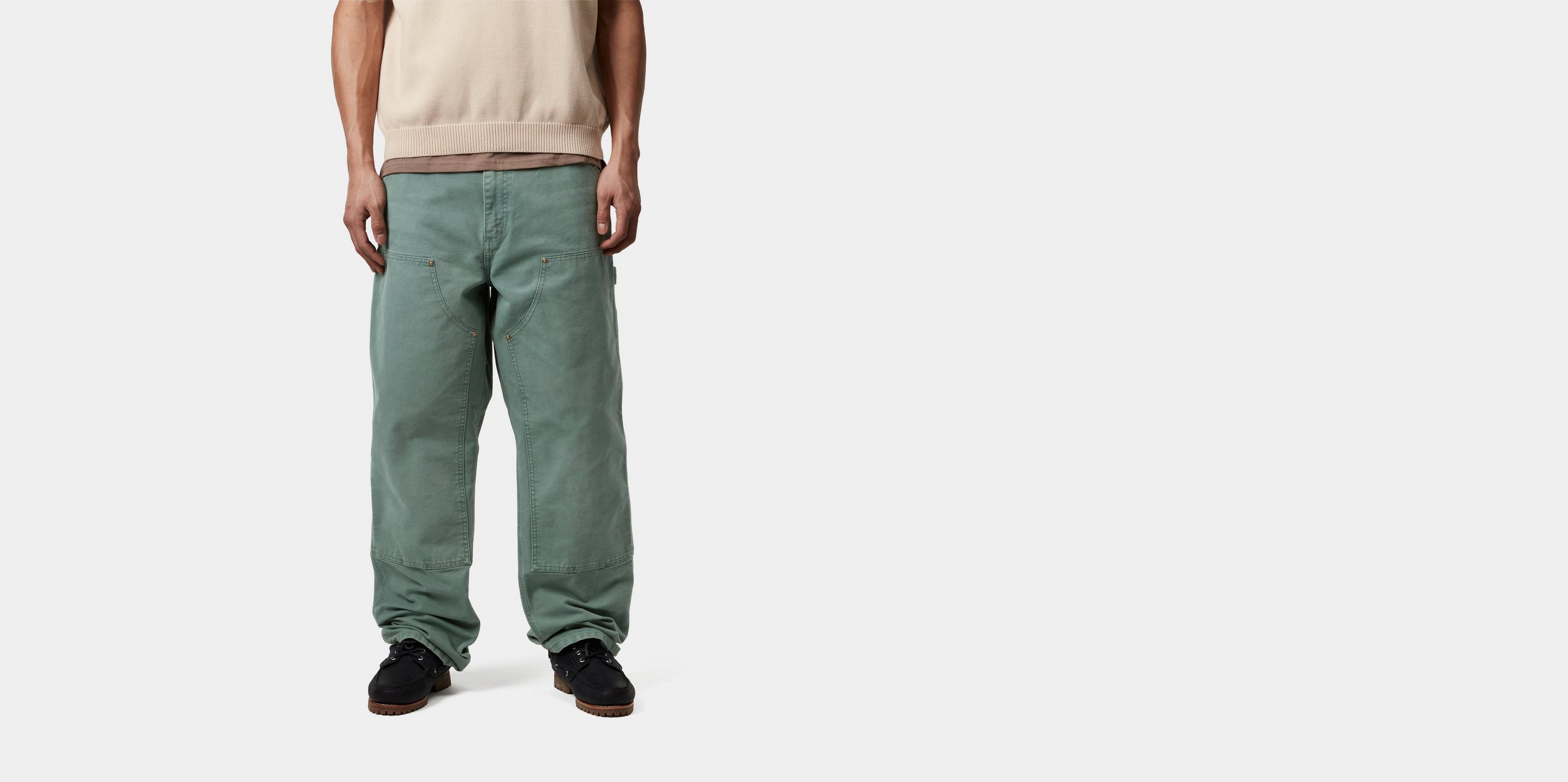 最終セール！！　Carhartt DOUBLE KNEE PANT Carhartt WIP - Double Knee Pant in Black Stone Wash
