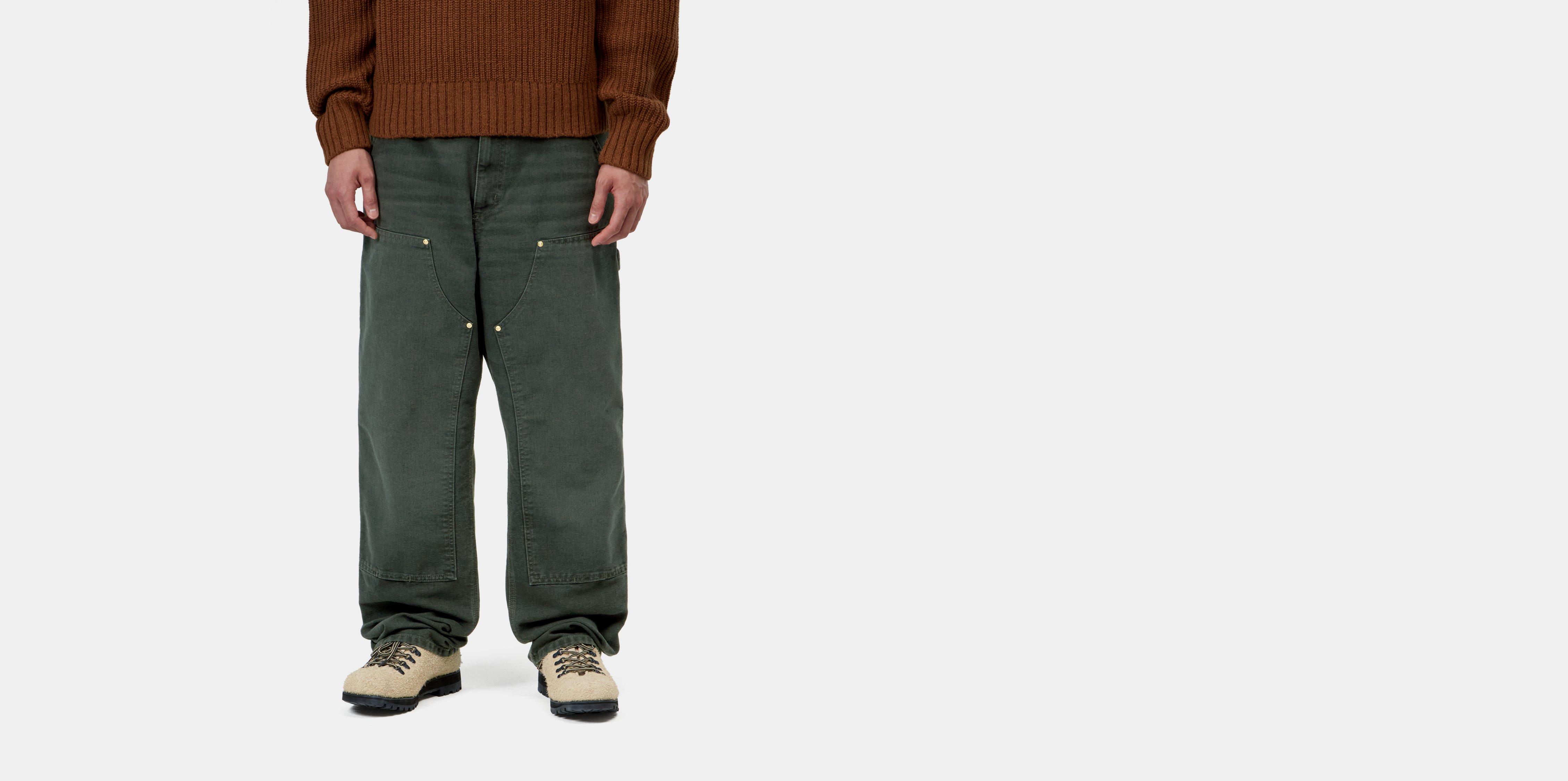 Carhartt WIP Double Knee Pant Raven stone canvas | black | 32/32 | Men