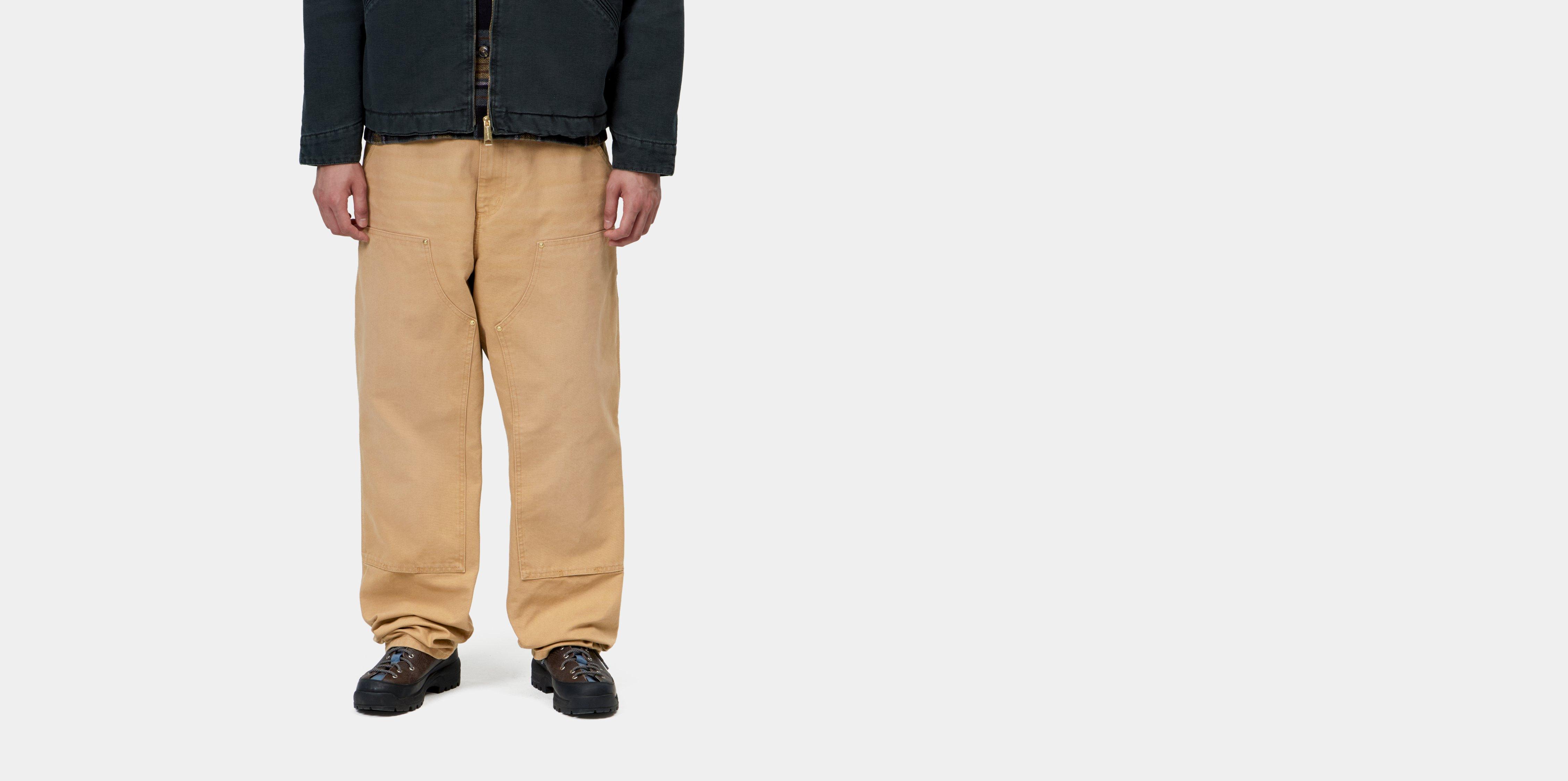 Carhartt WIP Double Knee Pant WIP Dusty H stone canvas | brown | 32/32 | Men