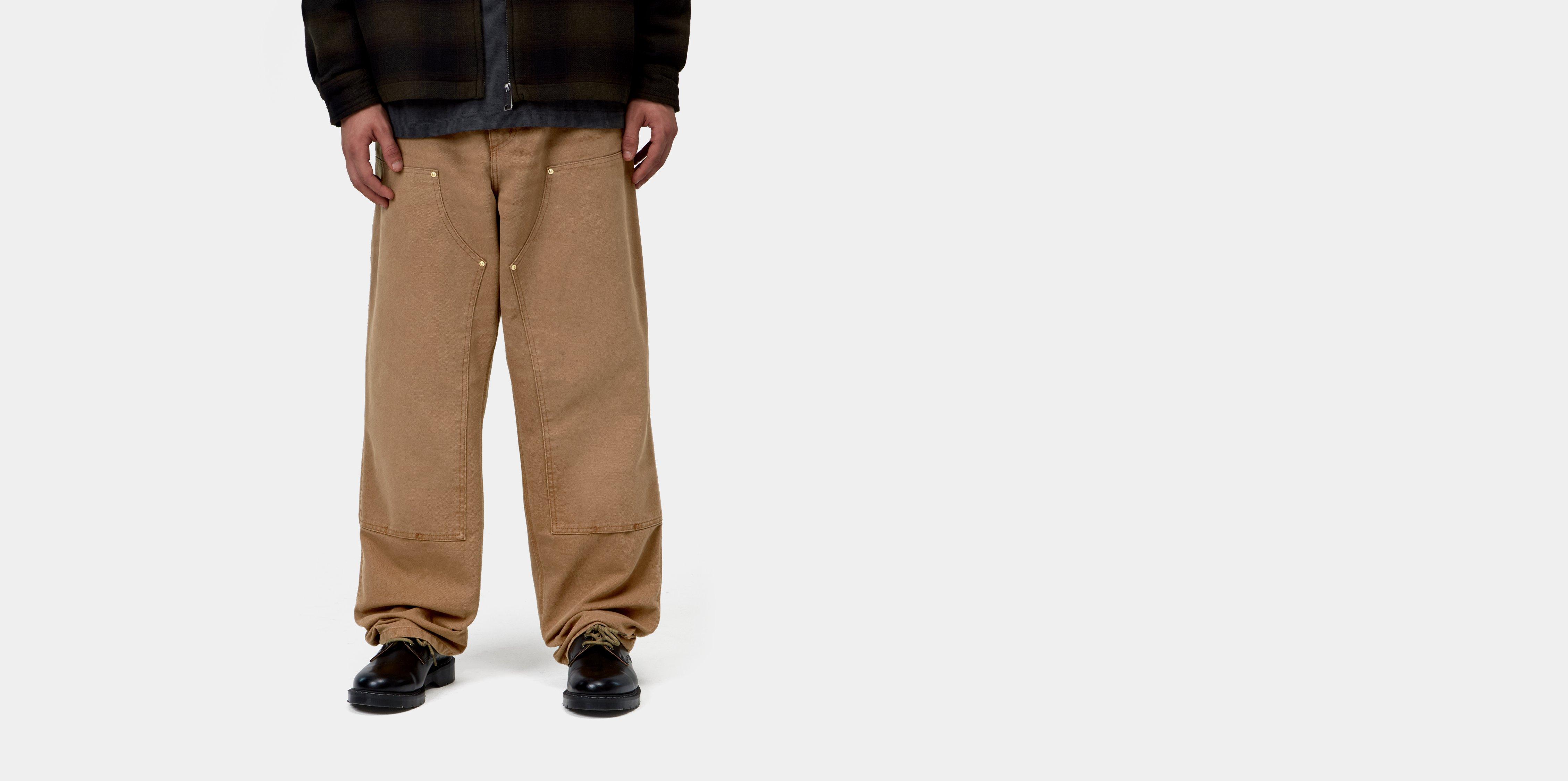 Carhartt WIP Double Knee Pant WIP H Brown stone canvas | 32/32 | Men