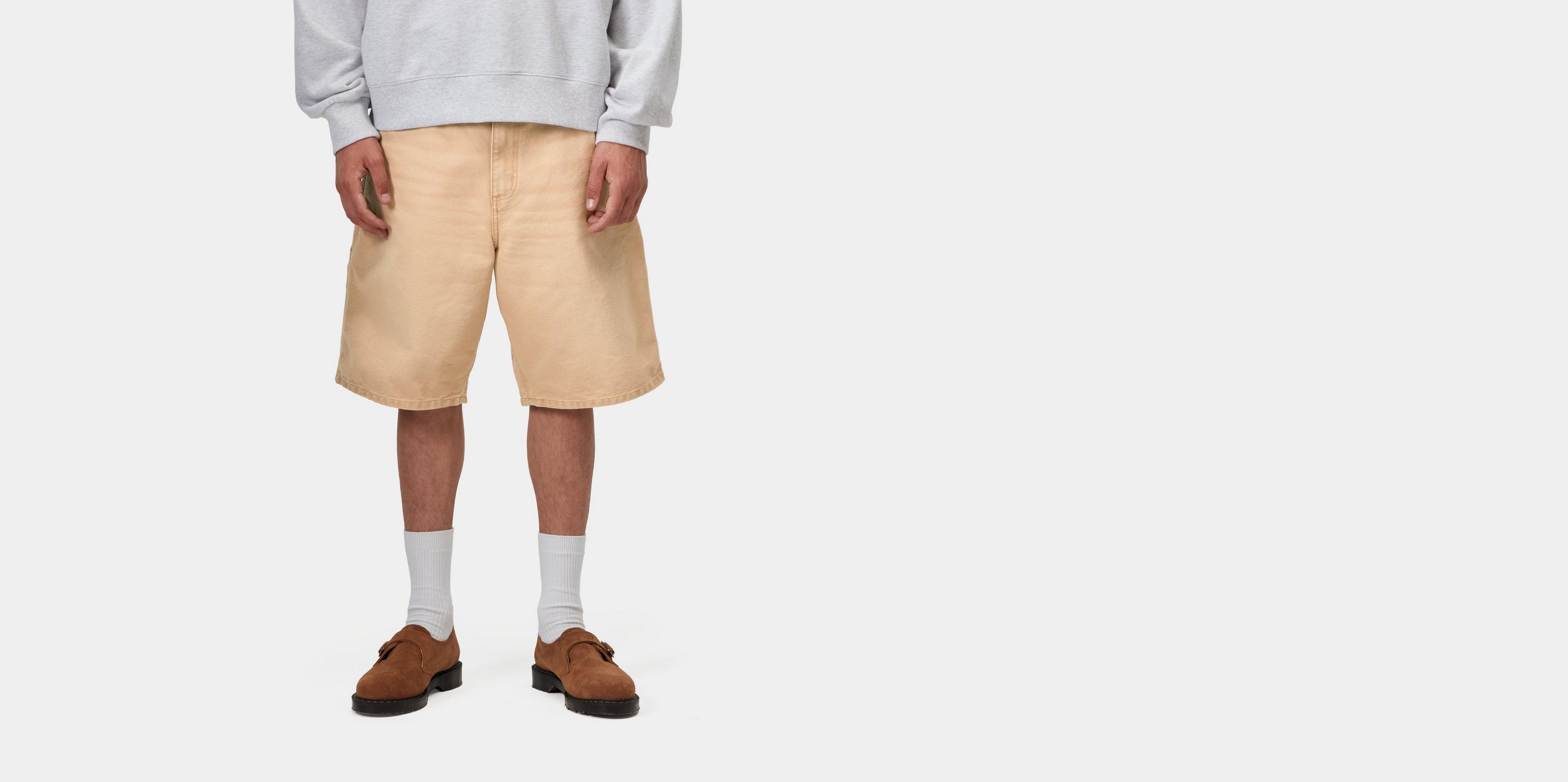 Carhartt WIP Single Knee Short, Dusty H Brown | Official Online Store