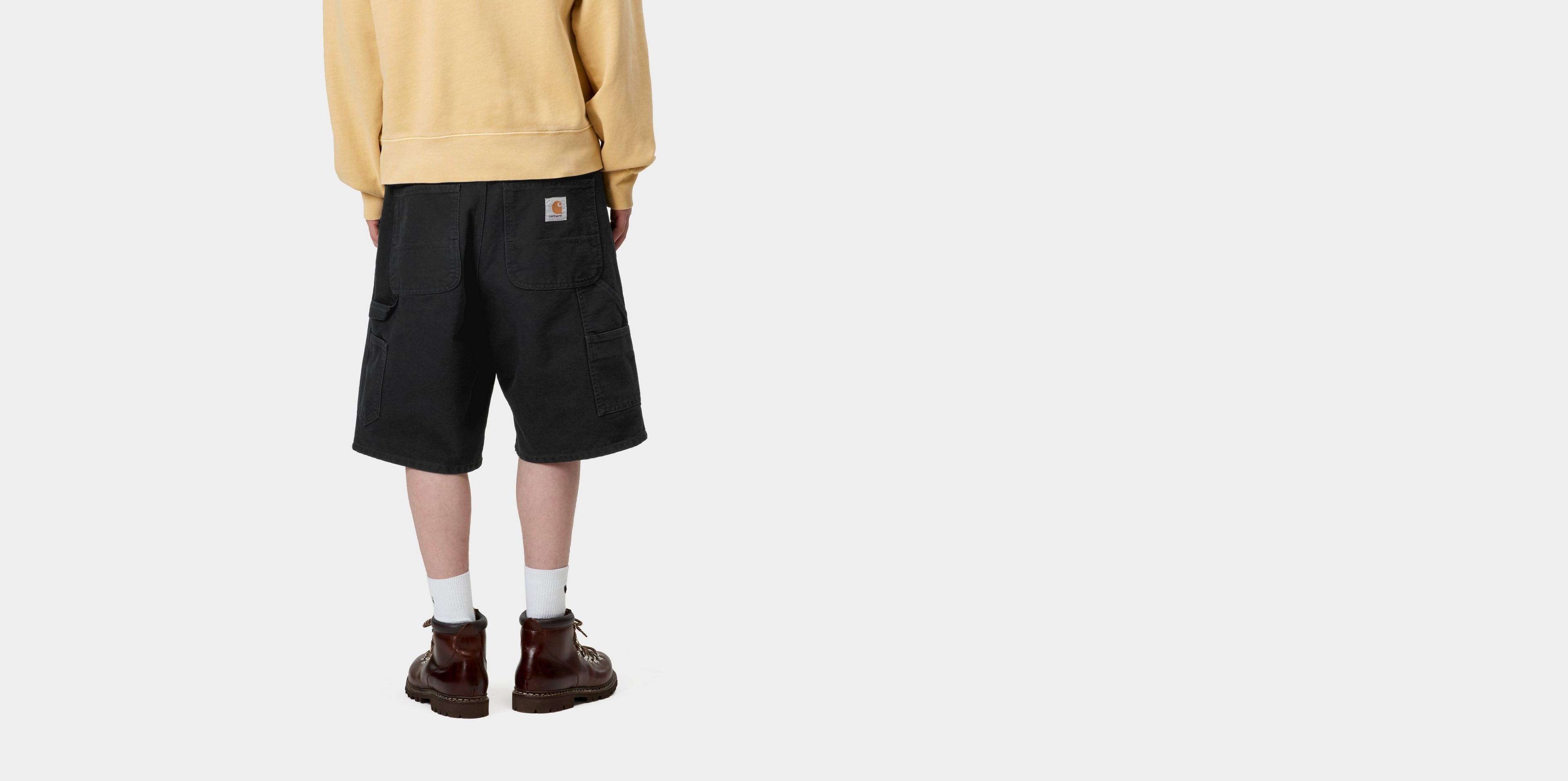 Carhartt WIP Single Knee Short, Black | Official Online Store