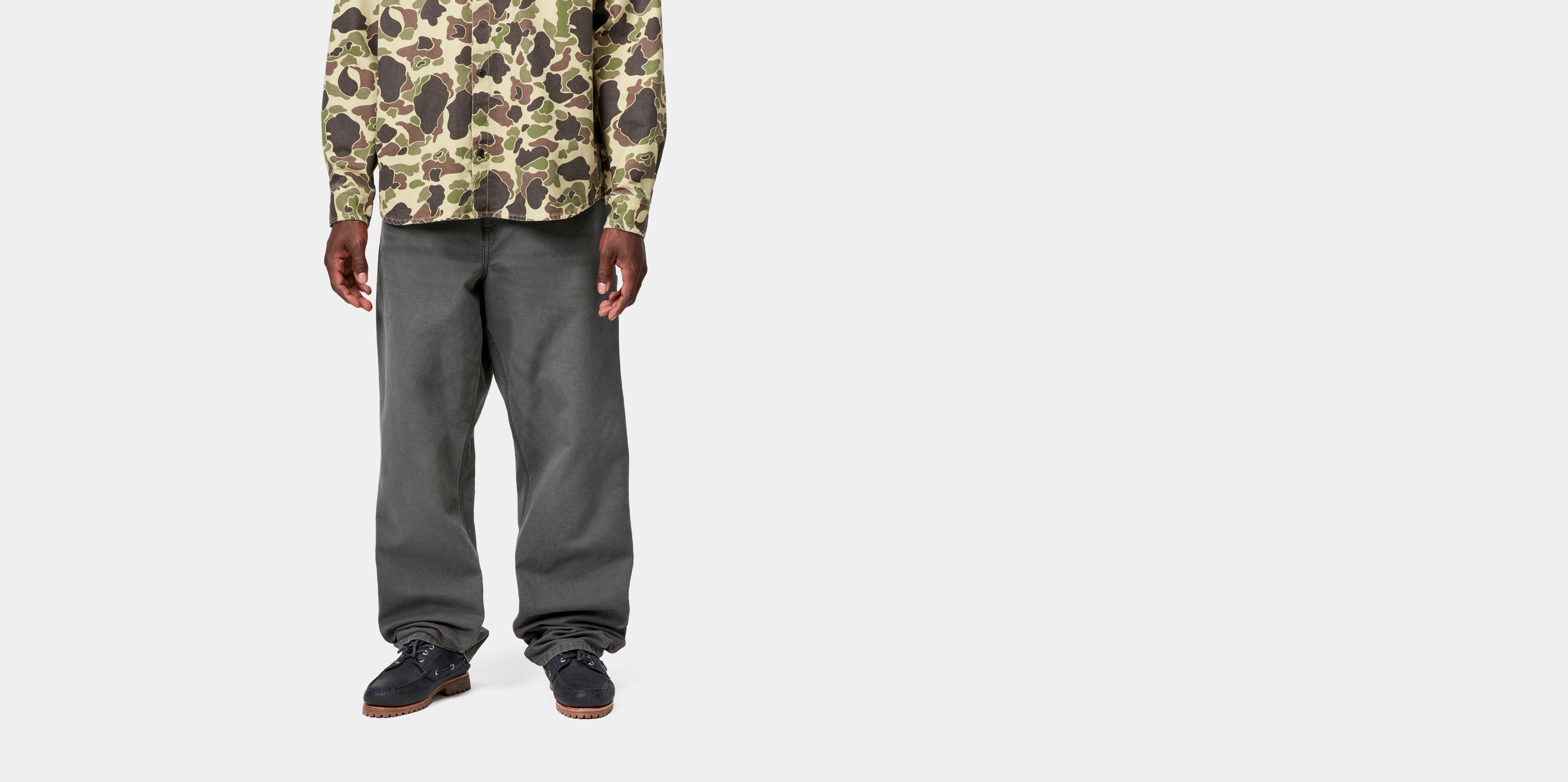 Carhartt WIP Single Knee Pant Graphite stone canvas | black|grey | 27/32 | Men