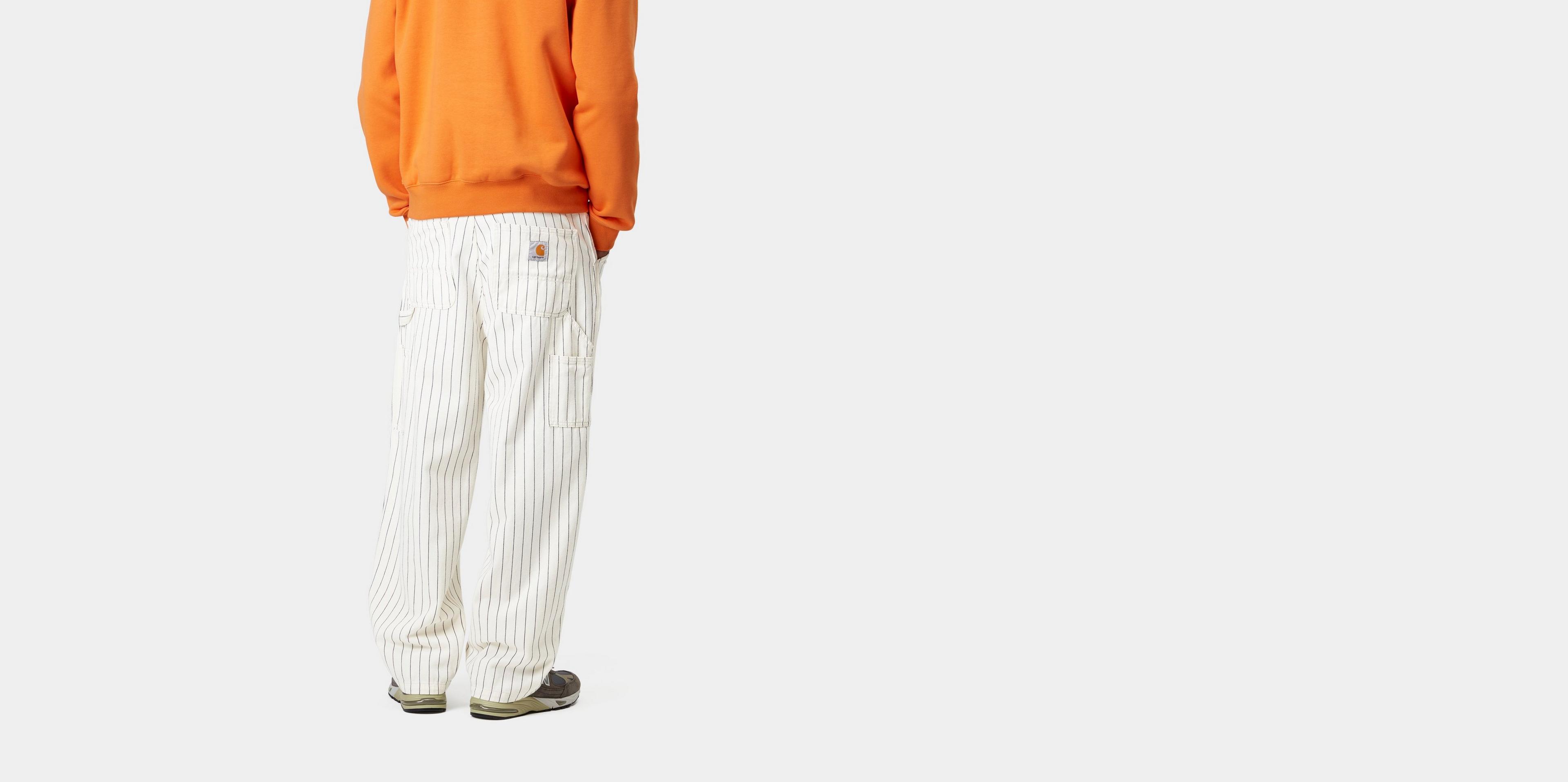 Carhartt WIP OG Single Knee Pant, Seaton Stripe, Wax / Dark